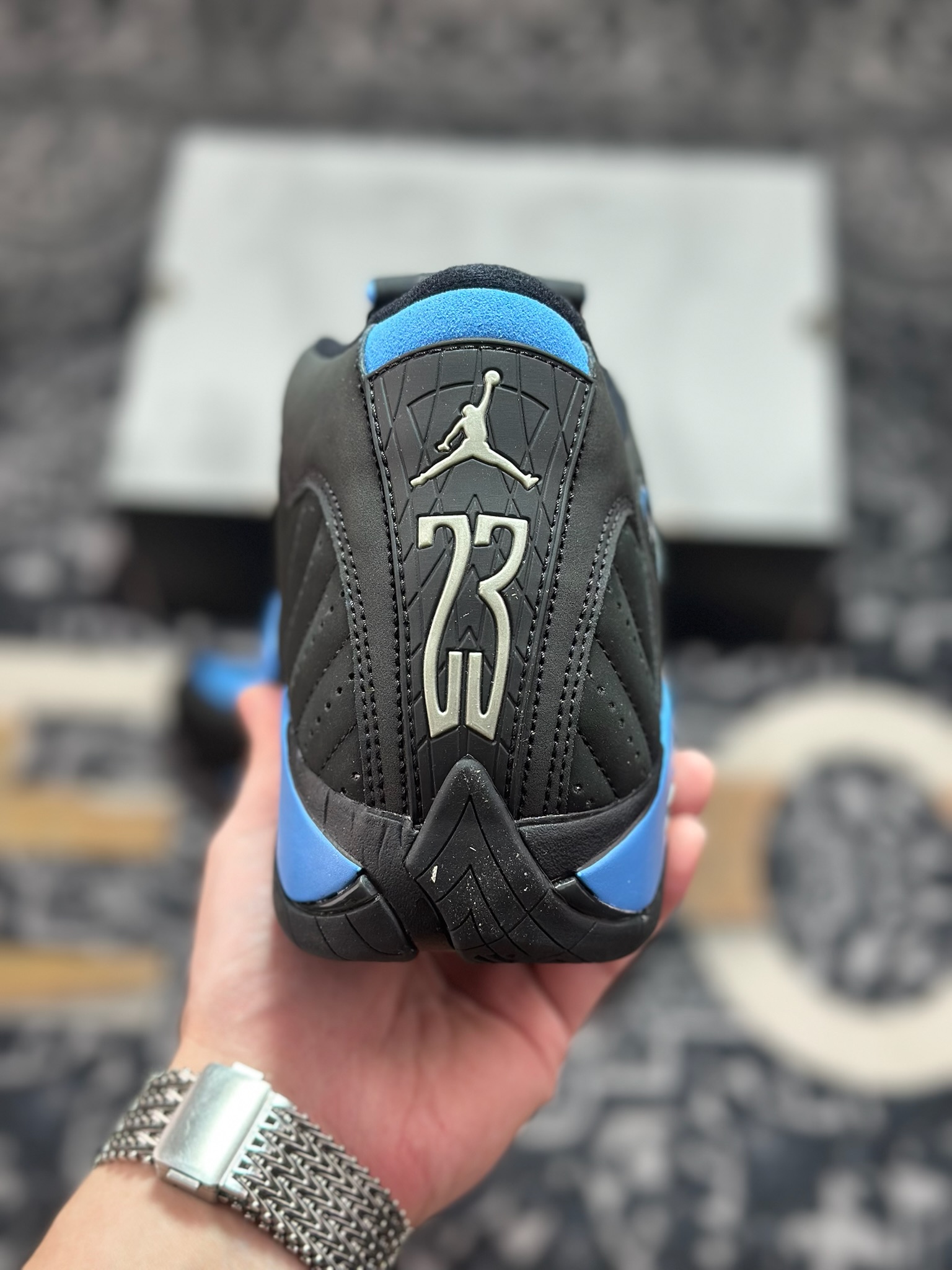优选 原装级别 Air Jordan 14 “University Blue”大学蓝 487471-002