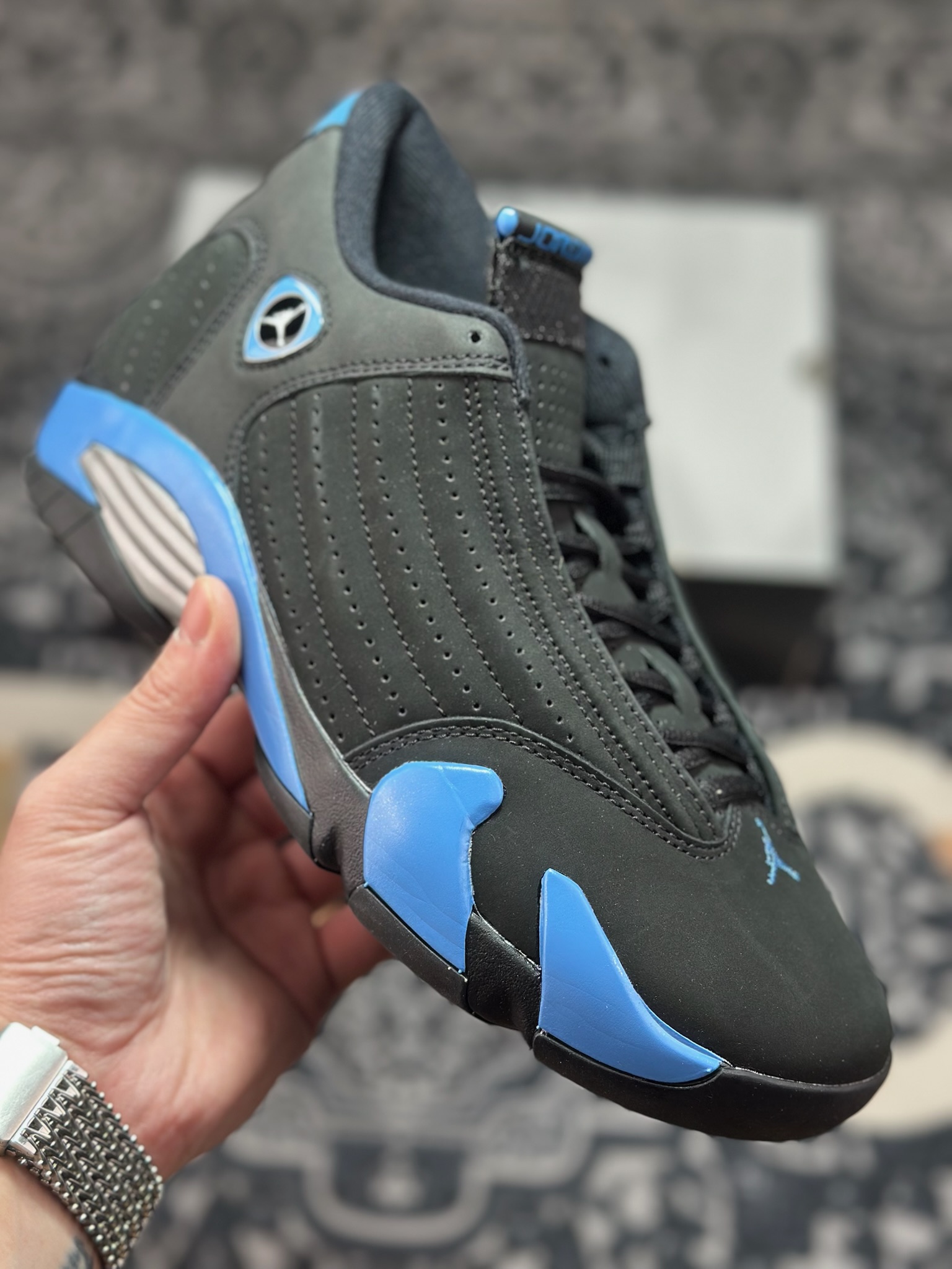 优选 原装级别 Air Jordan 14 “University Blue”大学蓝 487471-002