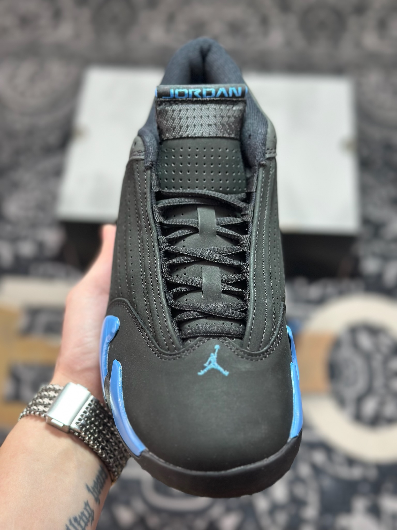 优选 原装级别 Air Jordan 14 “University Blue”大学蓝 487471-002
