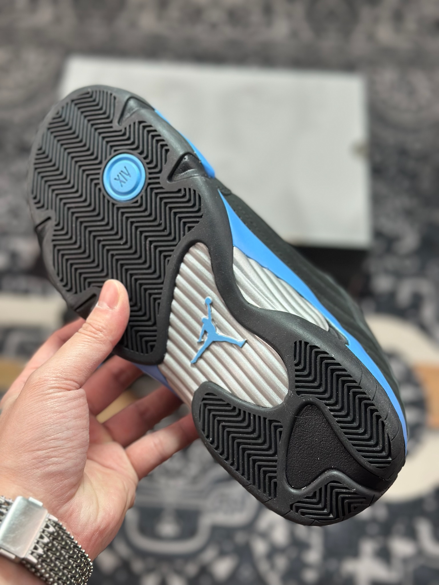 优选 原装级别 Air Jordan 14 “University Blue”大学蓝 487471-002