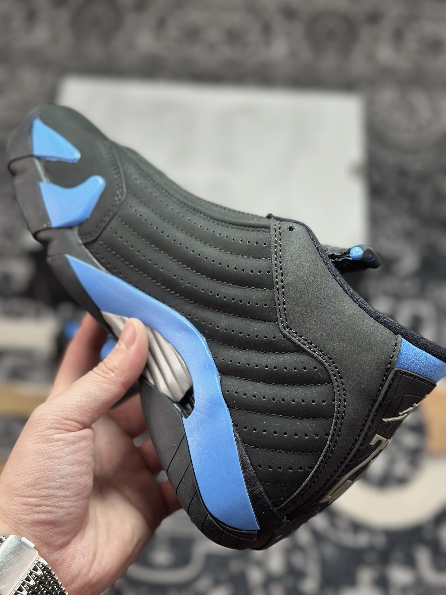 优选 原装级别 Air Jordan 14 “University Blue”大学蓝 487471-002