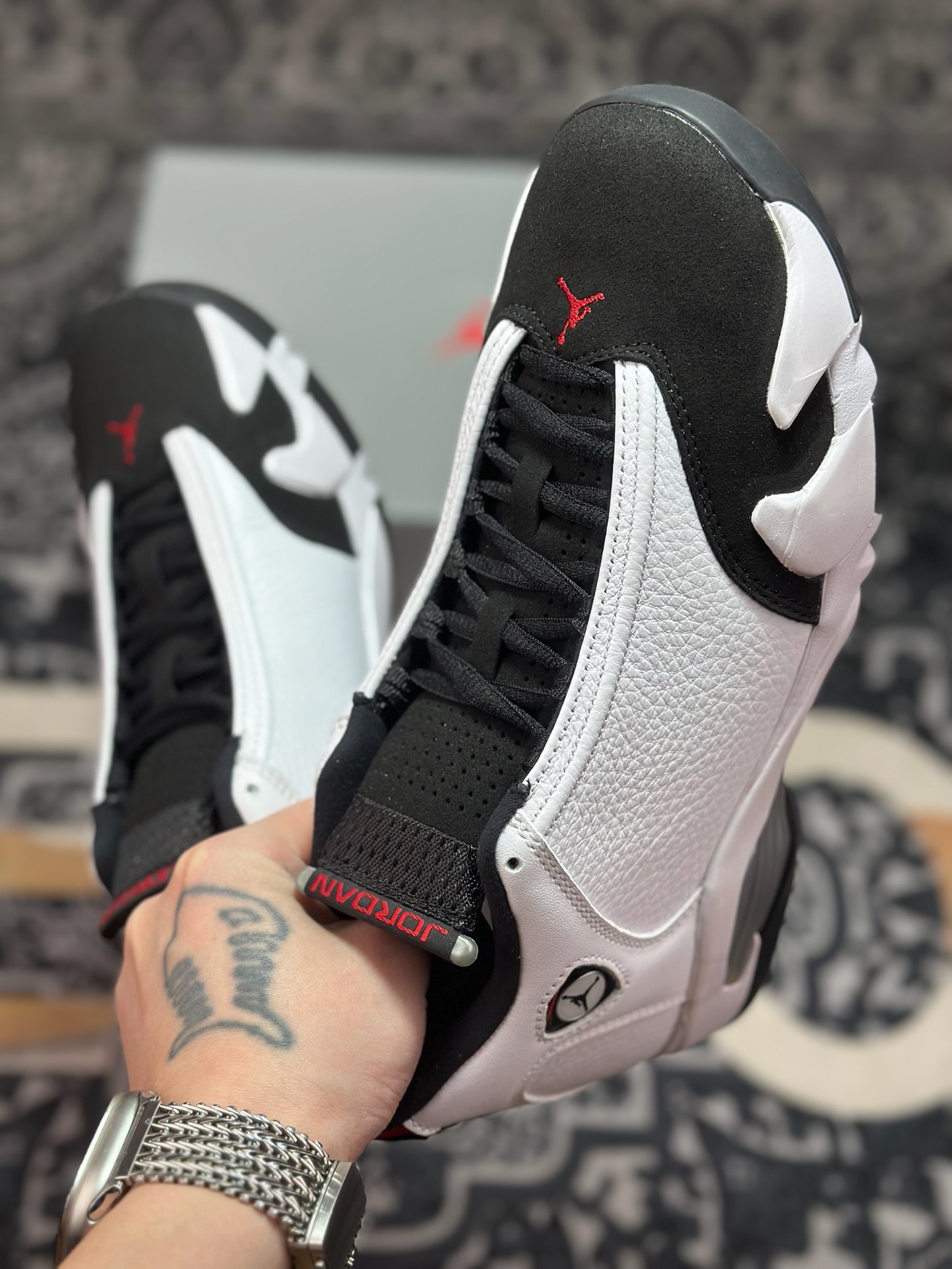 优选 原装级别 Air Jordan 14 Retro AJ14乔14 文化篮球鞋 487471-160