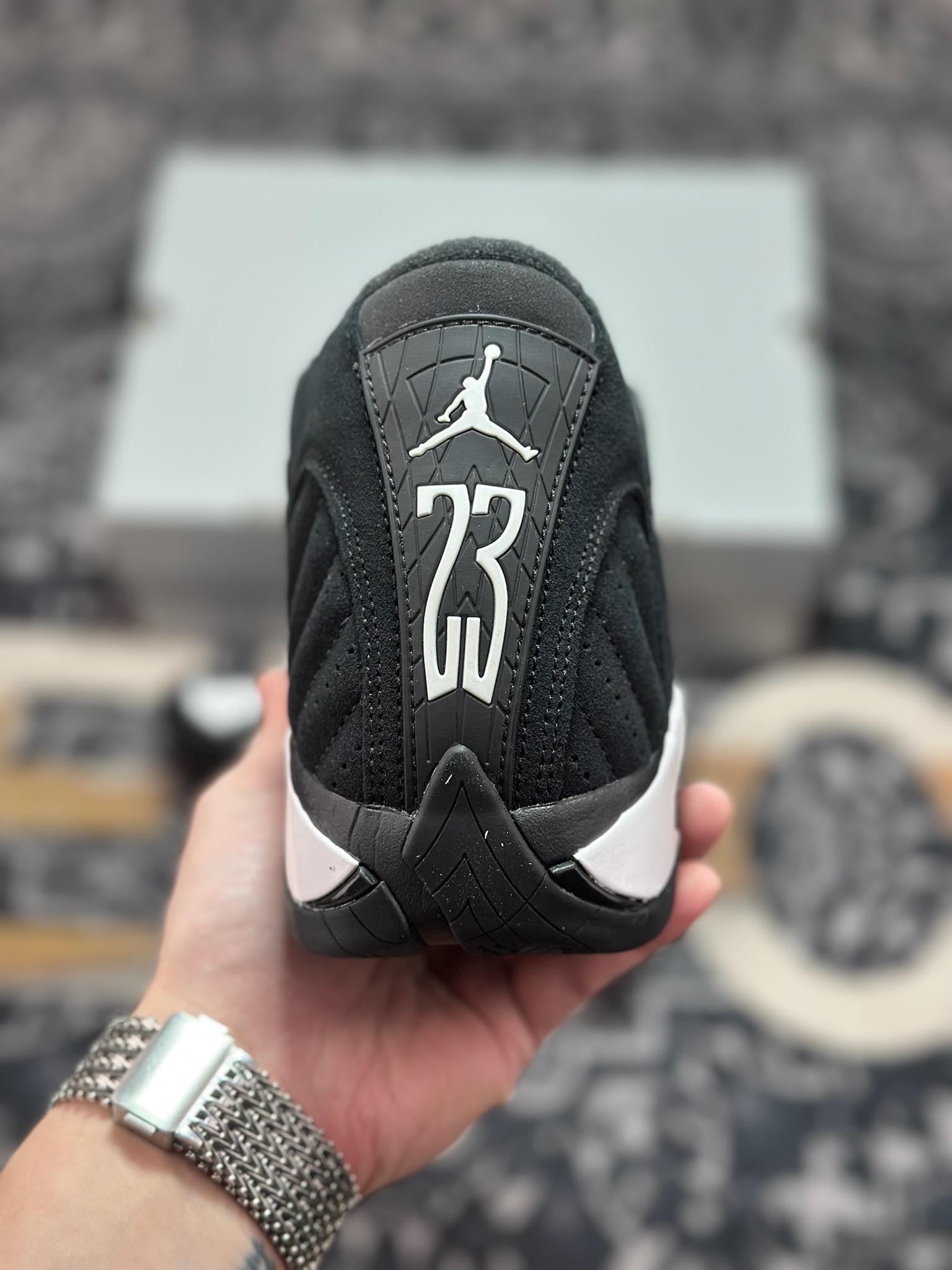 优选 原装级别 Air Jordan AJ14 黑白 487471-016 优选 原装级别 Air Jordan AJ14 黑白 487471-016