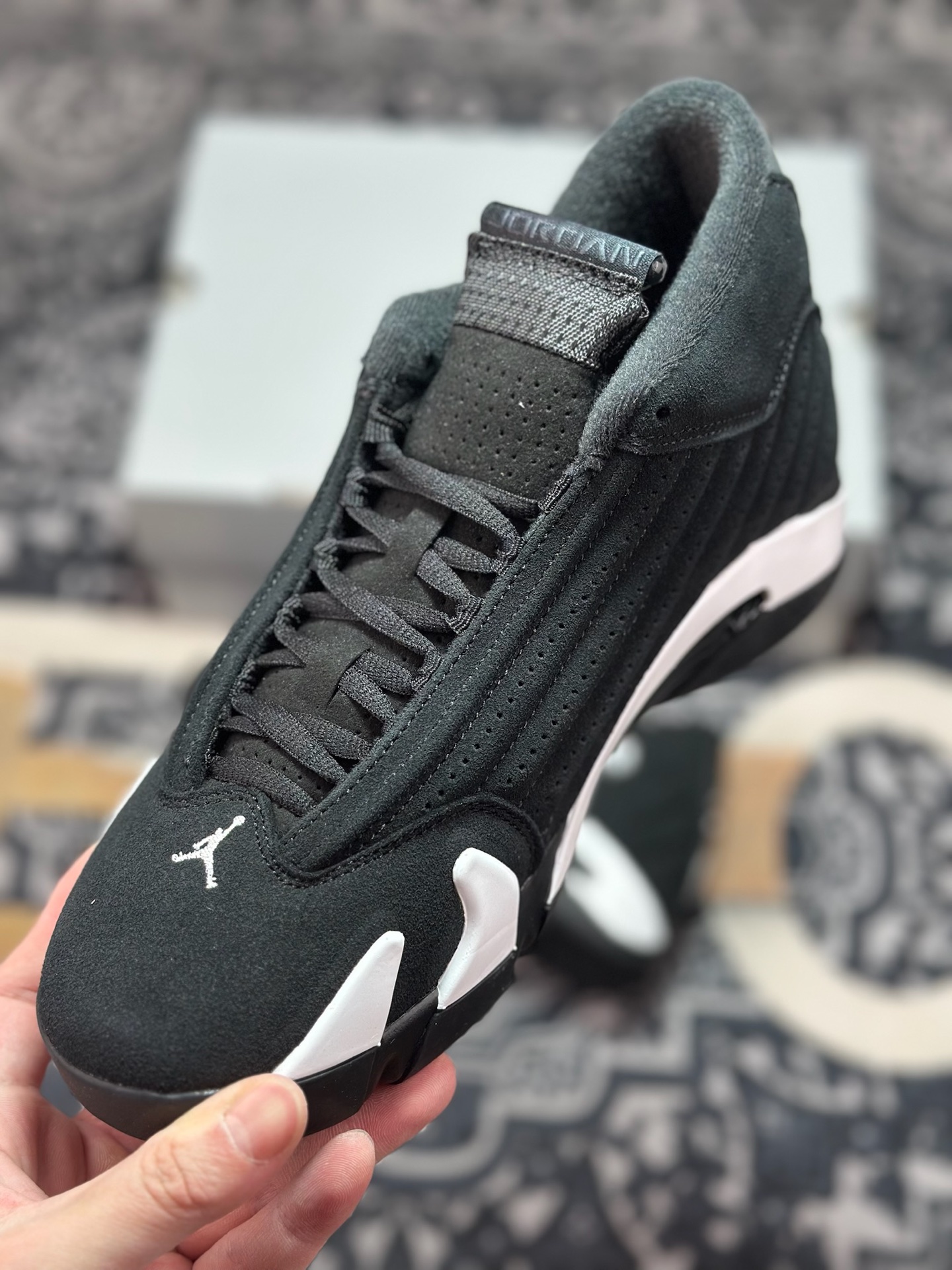 优选 原装级别 Air Jordan AJ14 黑白 487471-016 优选 原装级别 Air Jordan AJ14 黑白 487471-016