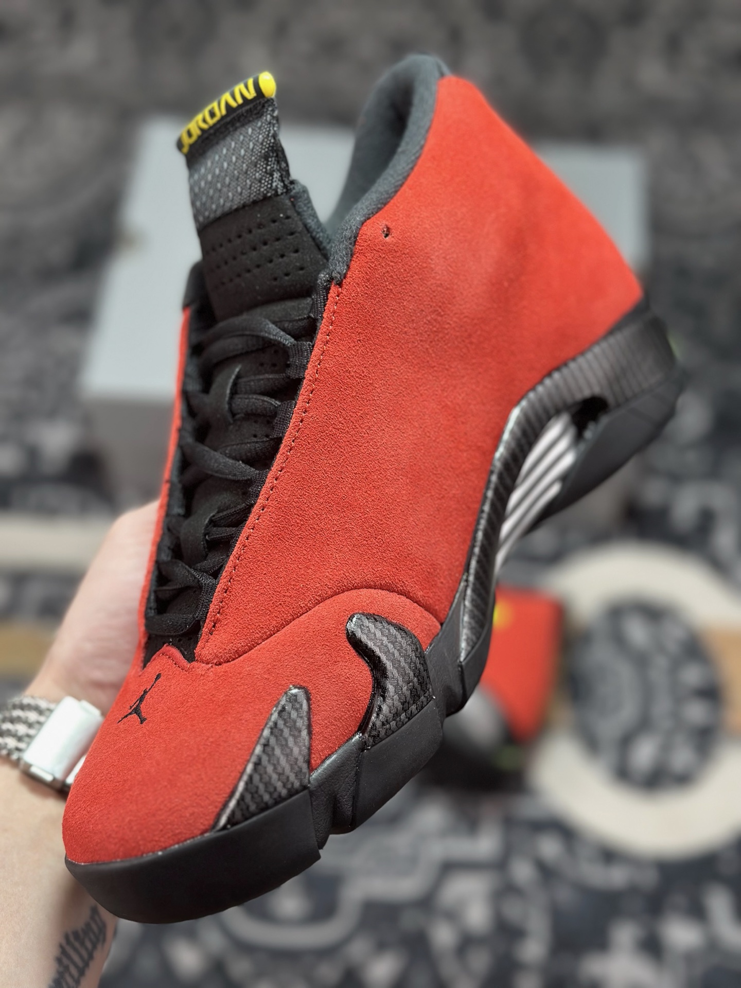 优选 原装级别 Air Jordan 14 ” Ferrari ” 法拉利 AJ14乔14 男子文化篮球鞋 IF5015-600