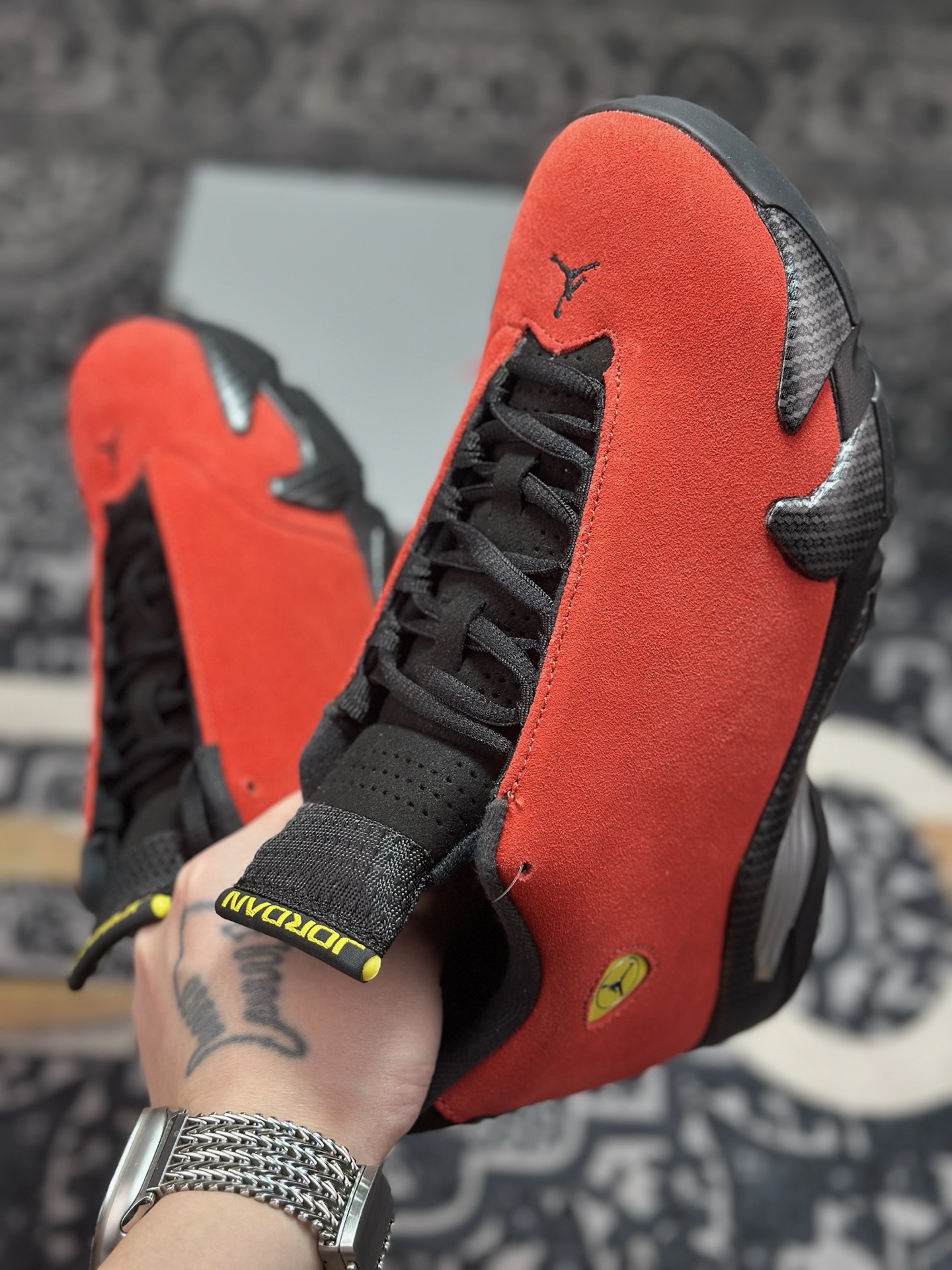 优选 原装级别 Air Jordan 14 ” Ferrari ” 法拉利 AJ14乔14 男子文化篮球鞋 IF5015-600