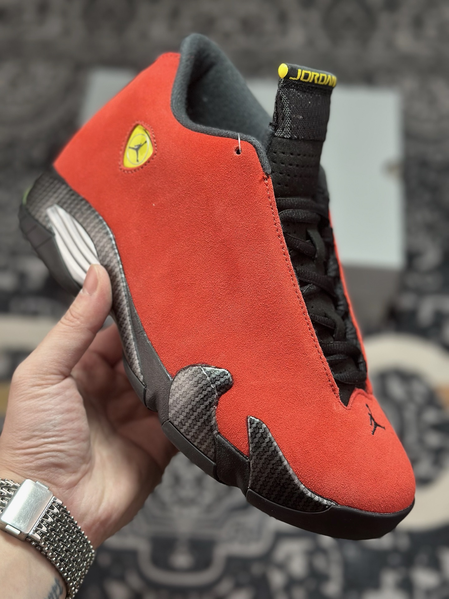 优选 原装级别 Air Jordan 14 ” Ferrari ” 法拉利 AJ14乔14 男子文化篮球鞋 IF5015-600