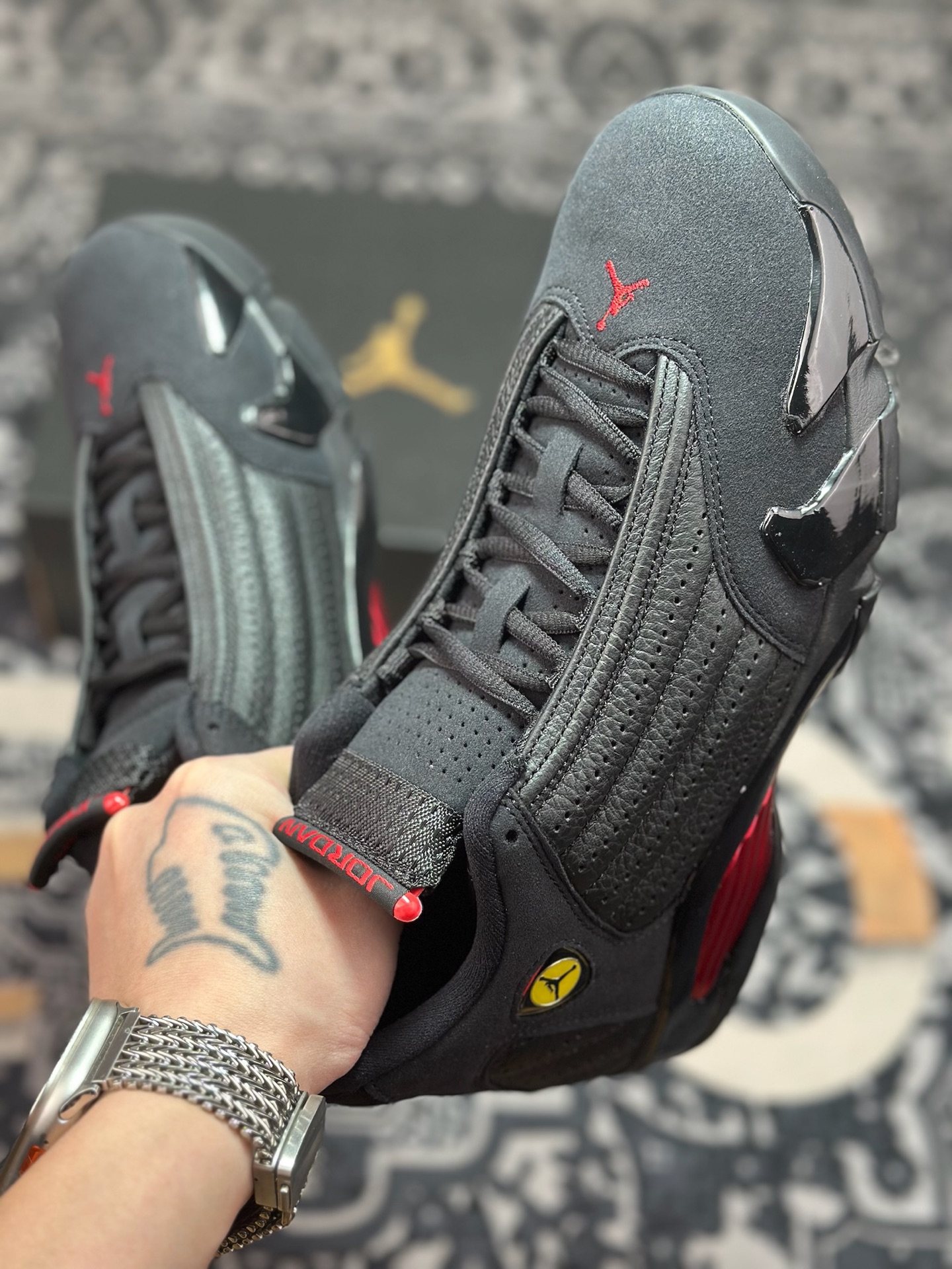 优选 原装级别 Air Jordan 14 Retro AJ14乔14 文化篮球鞋 487471-003