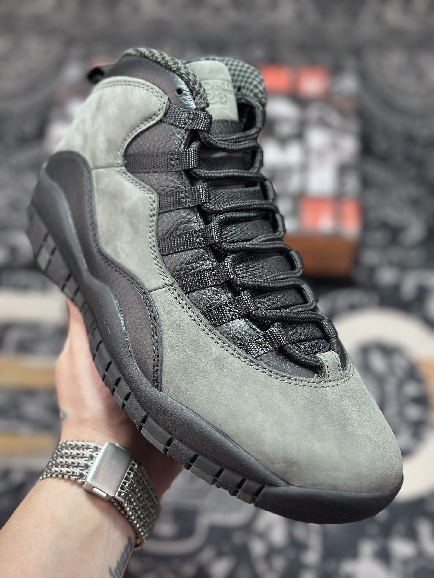 优选 原装级别 Jordan Air Jordan 10 Retro OG Steel 黑色 HJ6779-001