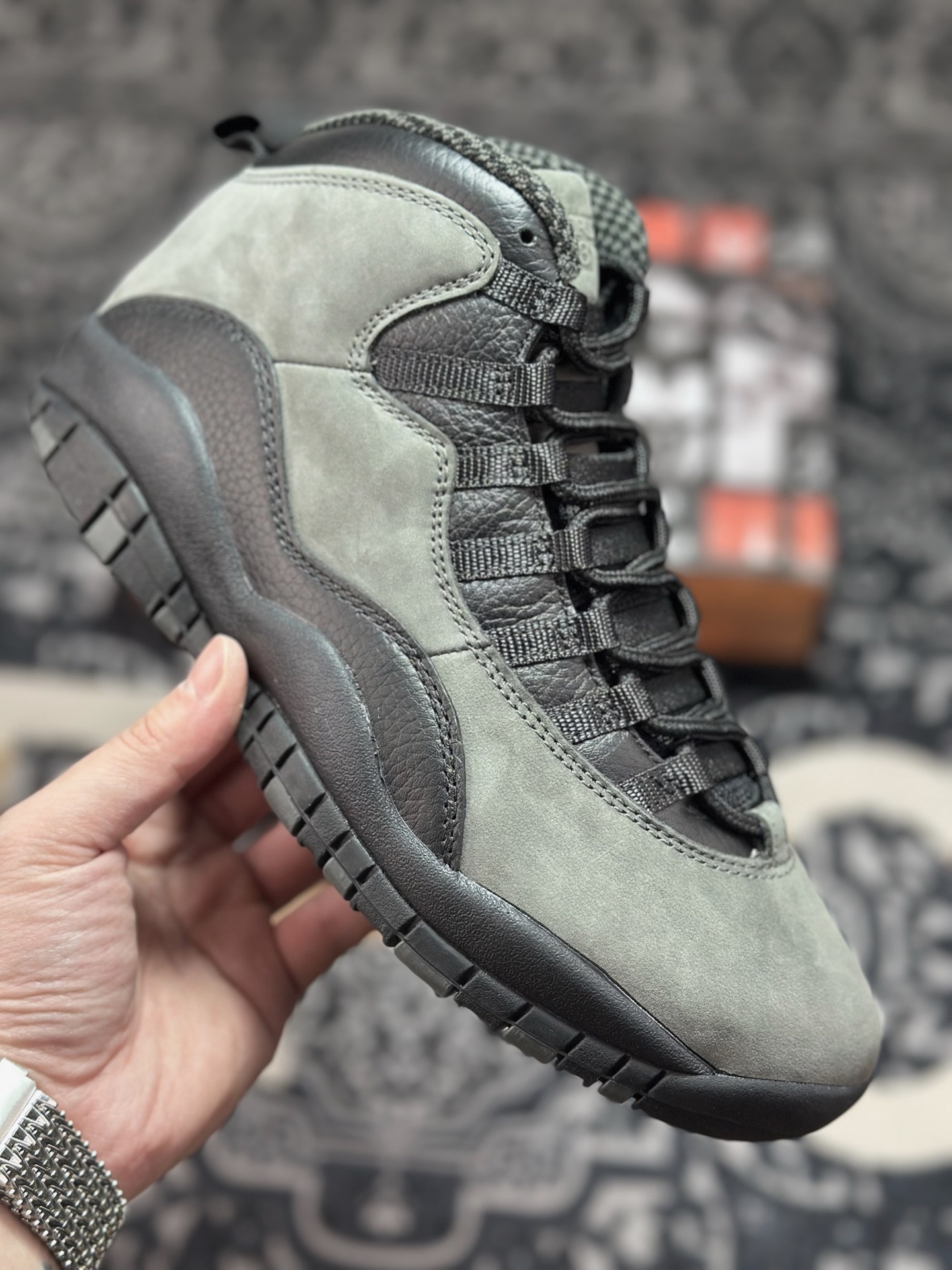 优选 原装级别 Jordan Air Jordan 10 Retro OG Steel 黑色 HJ6779-001
