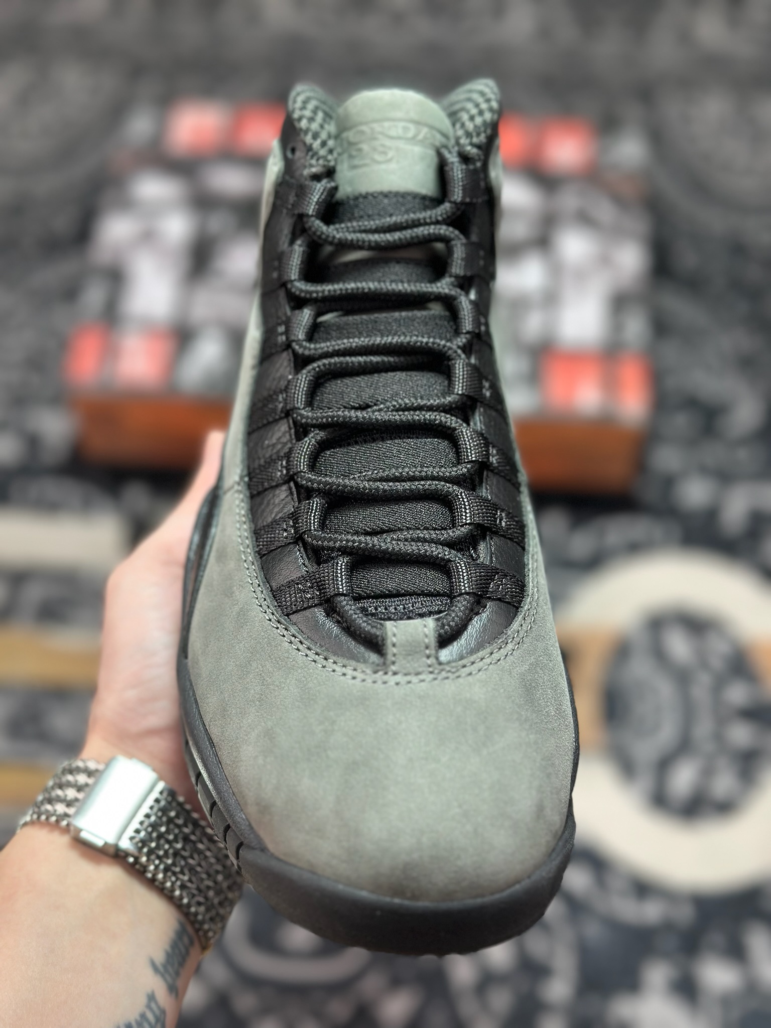 优选 原装级别 Jordan Air Jordan 10 Retro OG Steel 黑色 HJ6779-001