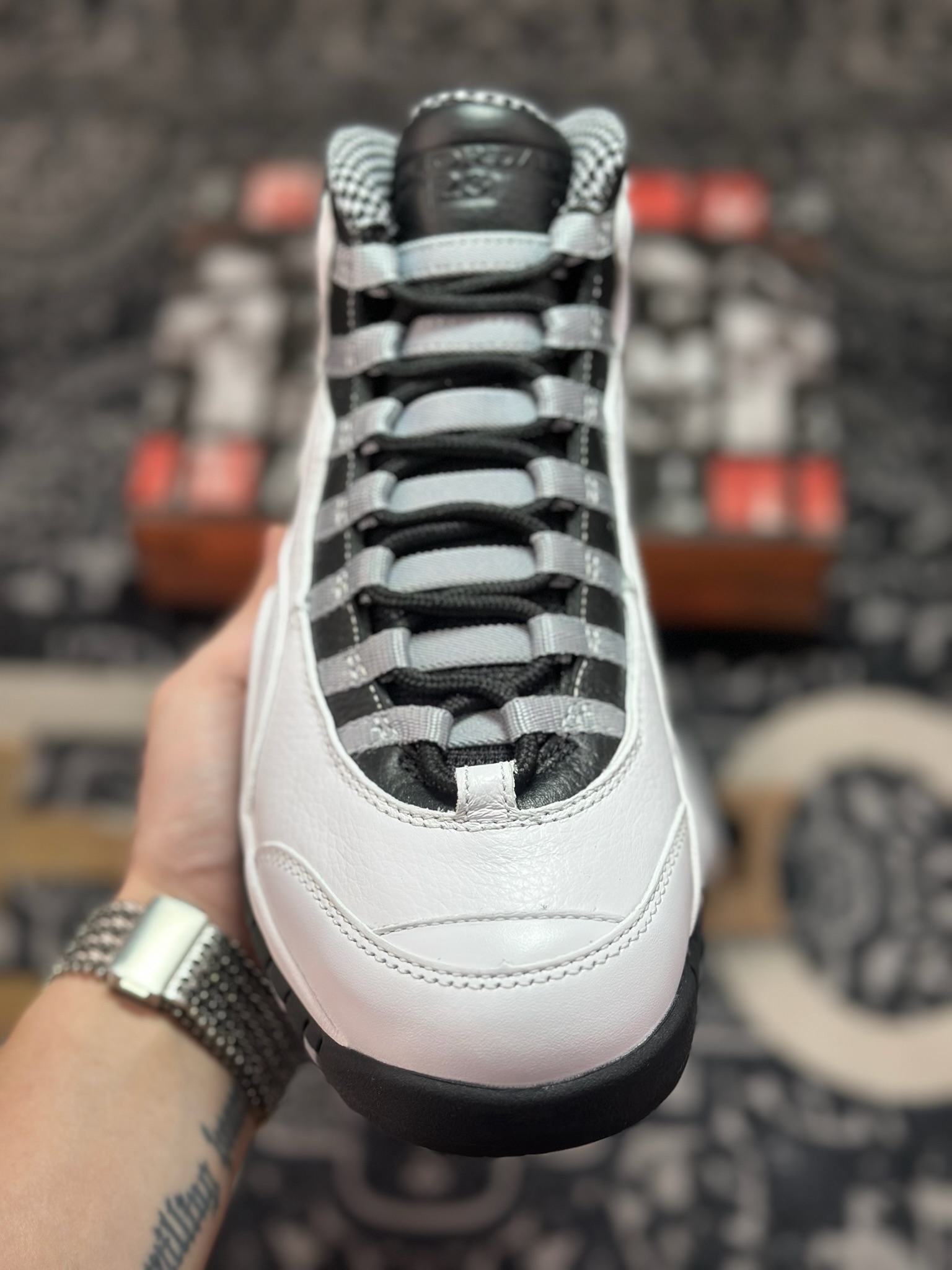 优选 原装级别 Air Jordan 10 OG ”Steel” 黑白 HJ6779-104