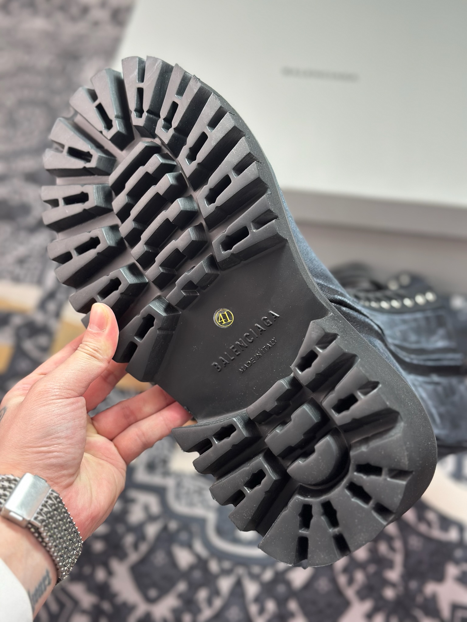 D8550 优选 原装级别 Balenciaga 巴黎世家 Strike 走秀款厚底高帮靴