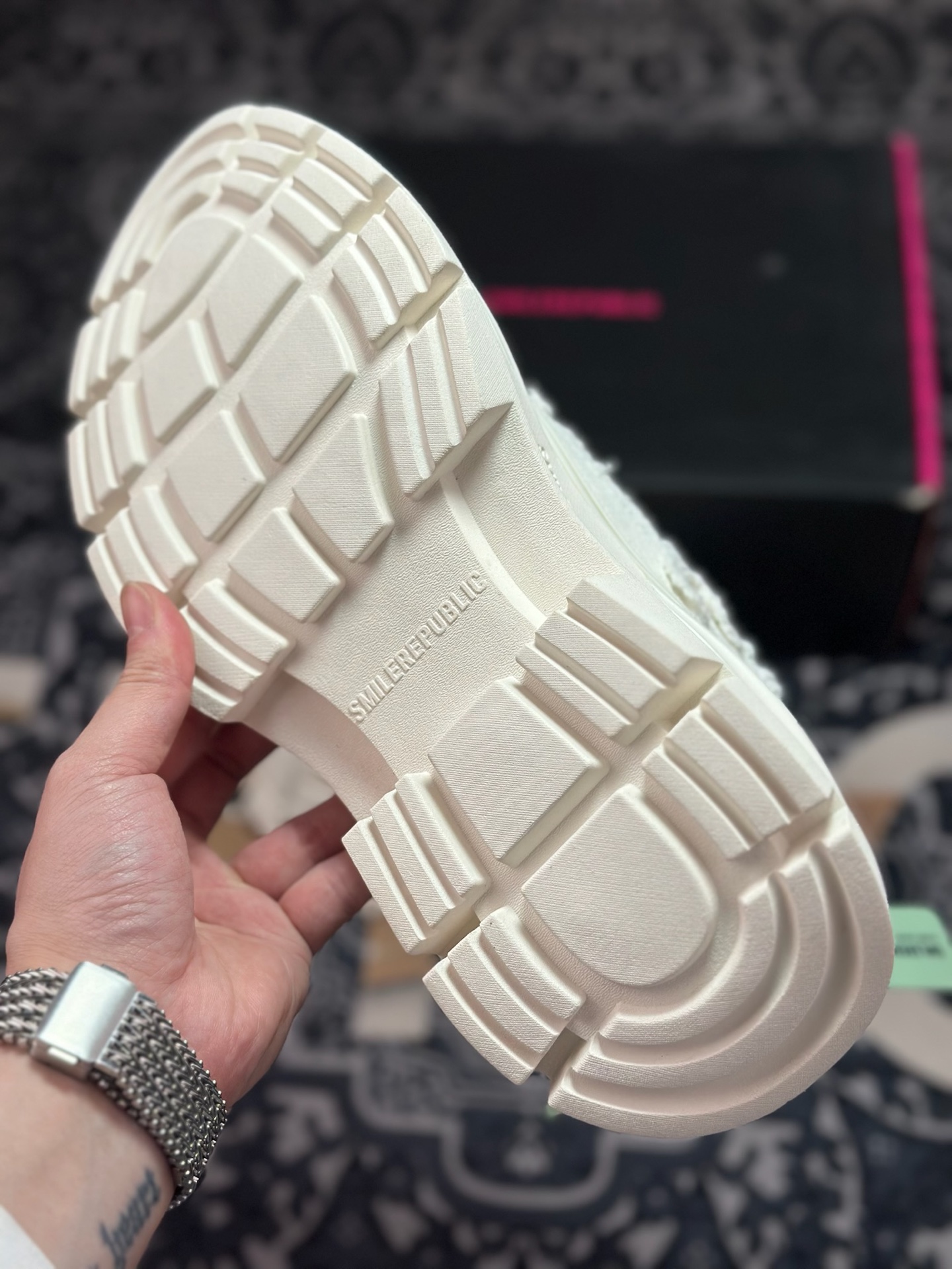 C0350 原装级别 25s早春最新款SMILEREPUBLIC 檀健次 老爹鞋2