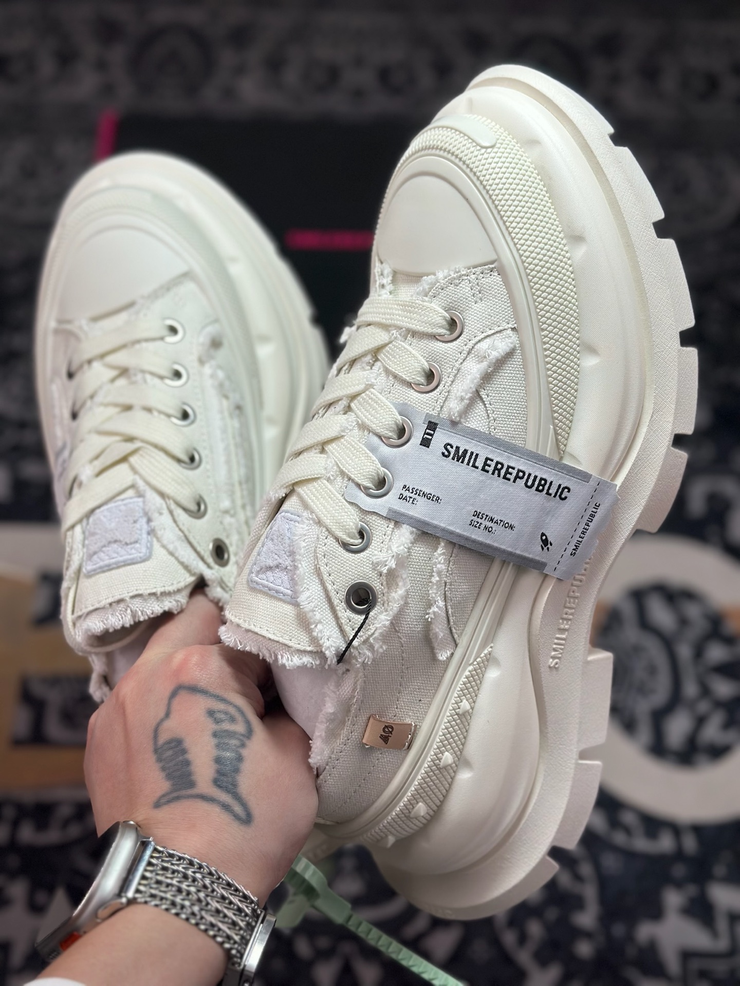 C0350 原装级别 25s早春最新款SMILEREPUBLIC 檀健次 老爹鞋2
