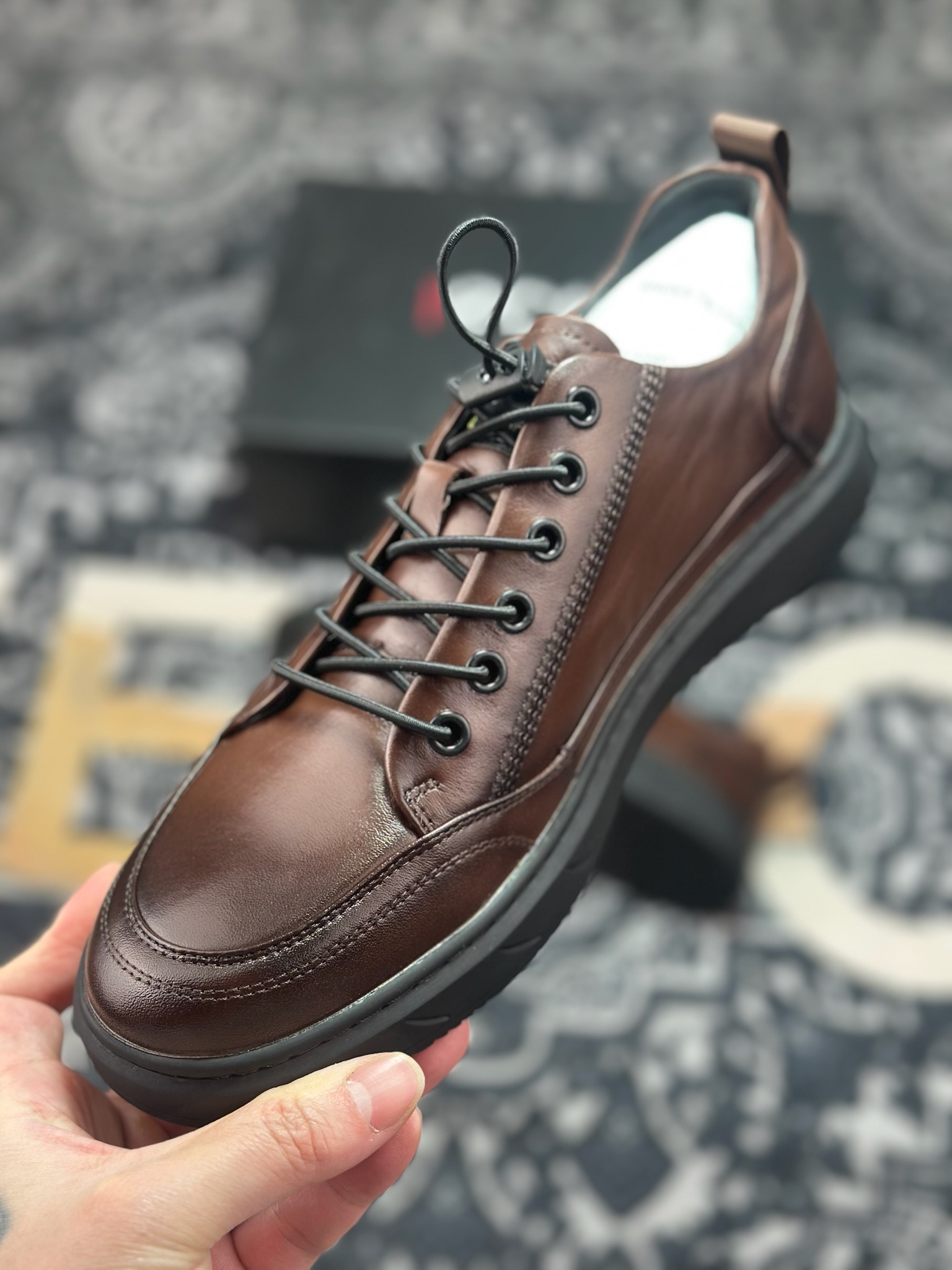 B6300 原装级别 ECCO爱步经典秋冬商务正装休闲鞋 男士简约套脚舒适鞋