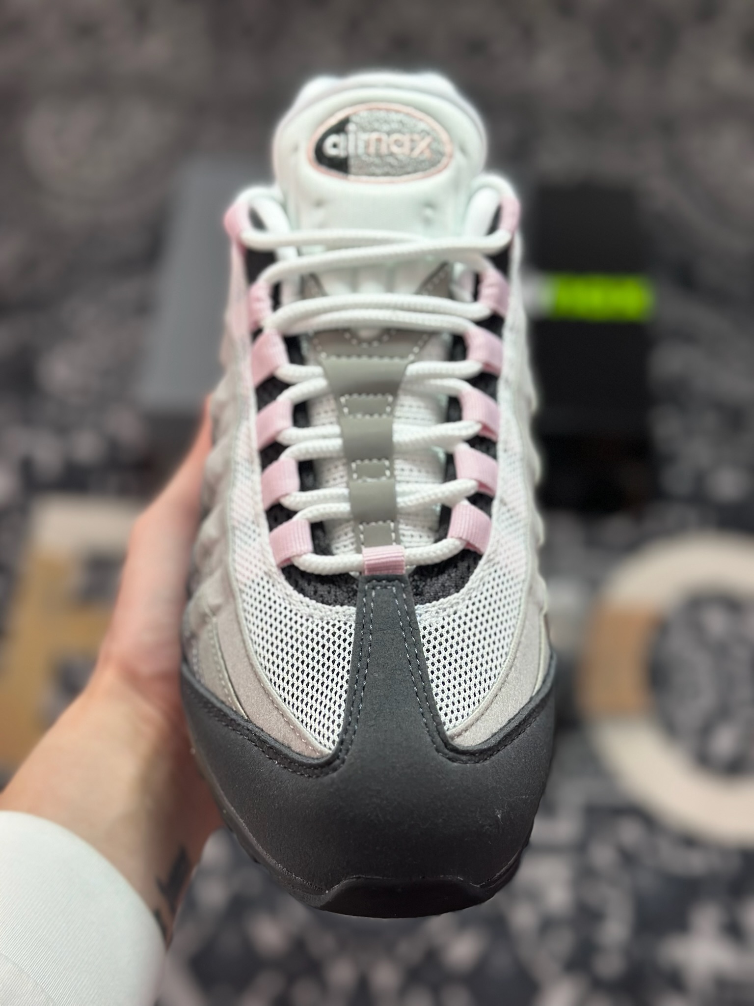 B9350 优选 原装级别 Nike Air Max 95 OG 灰粉 HJ5996-001