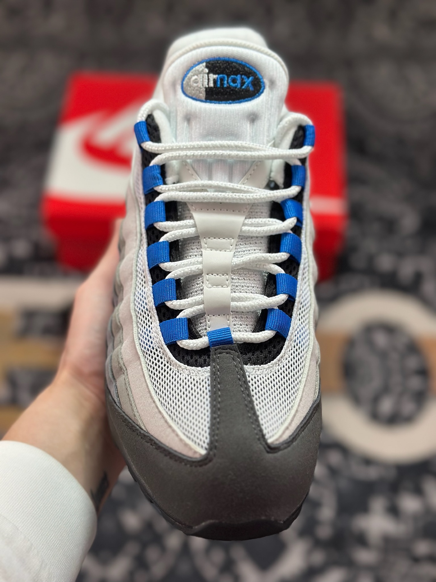 B9350 优选 原装级别 Nike Air Max 95 OG 灰蓝 IM7410-100