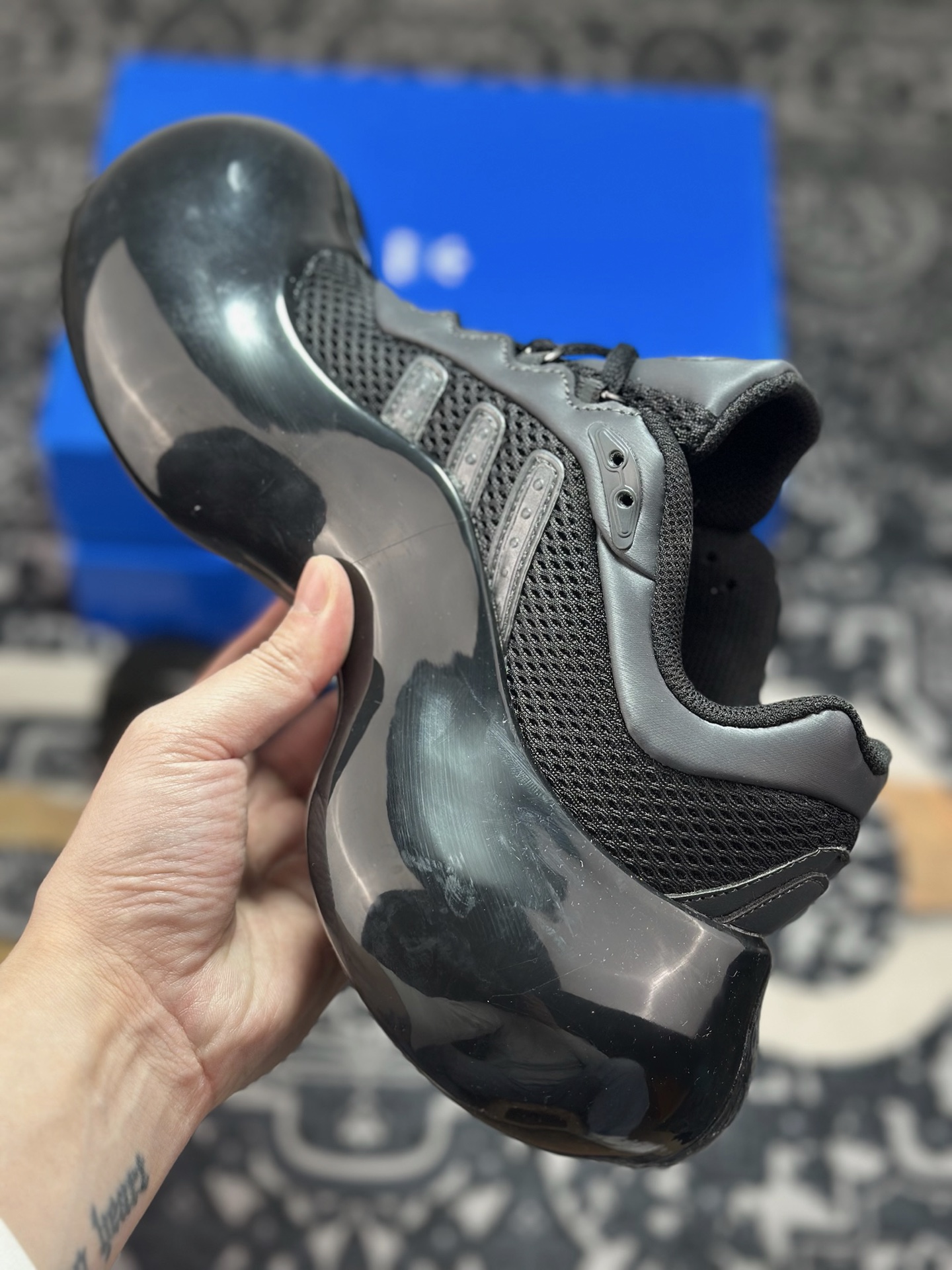 B7300 原装级别 AVAVAV x Adidas Originals Moonrubber Megaride 阿迪达斯 联名款 生活休闲鞋 JI1494