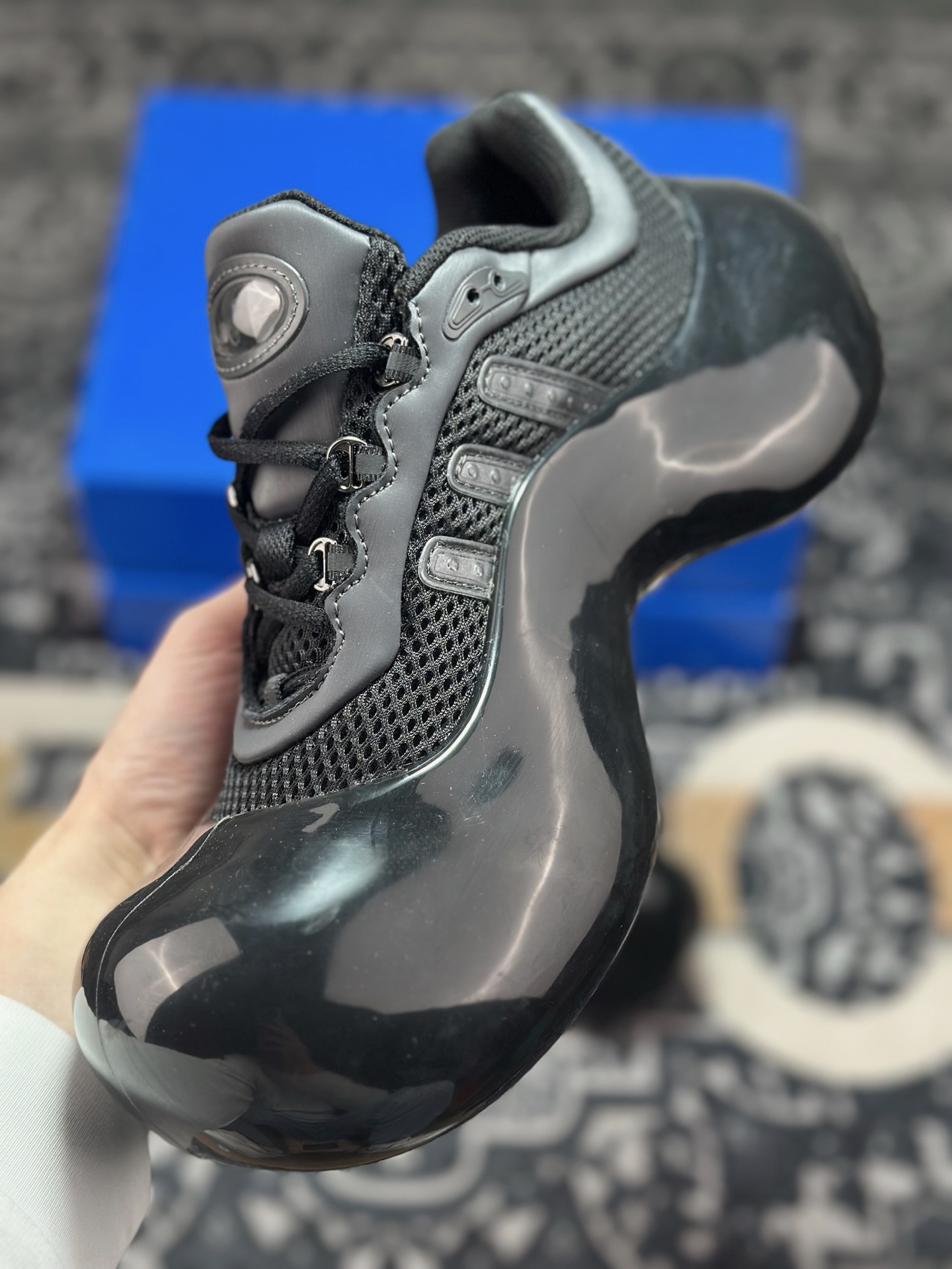 B7300 原装级别 AVAVAV x Adidas Originals Moonrubber Megaride 阿迪达斯 联名款 生活休闲鞋 JI1494