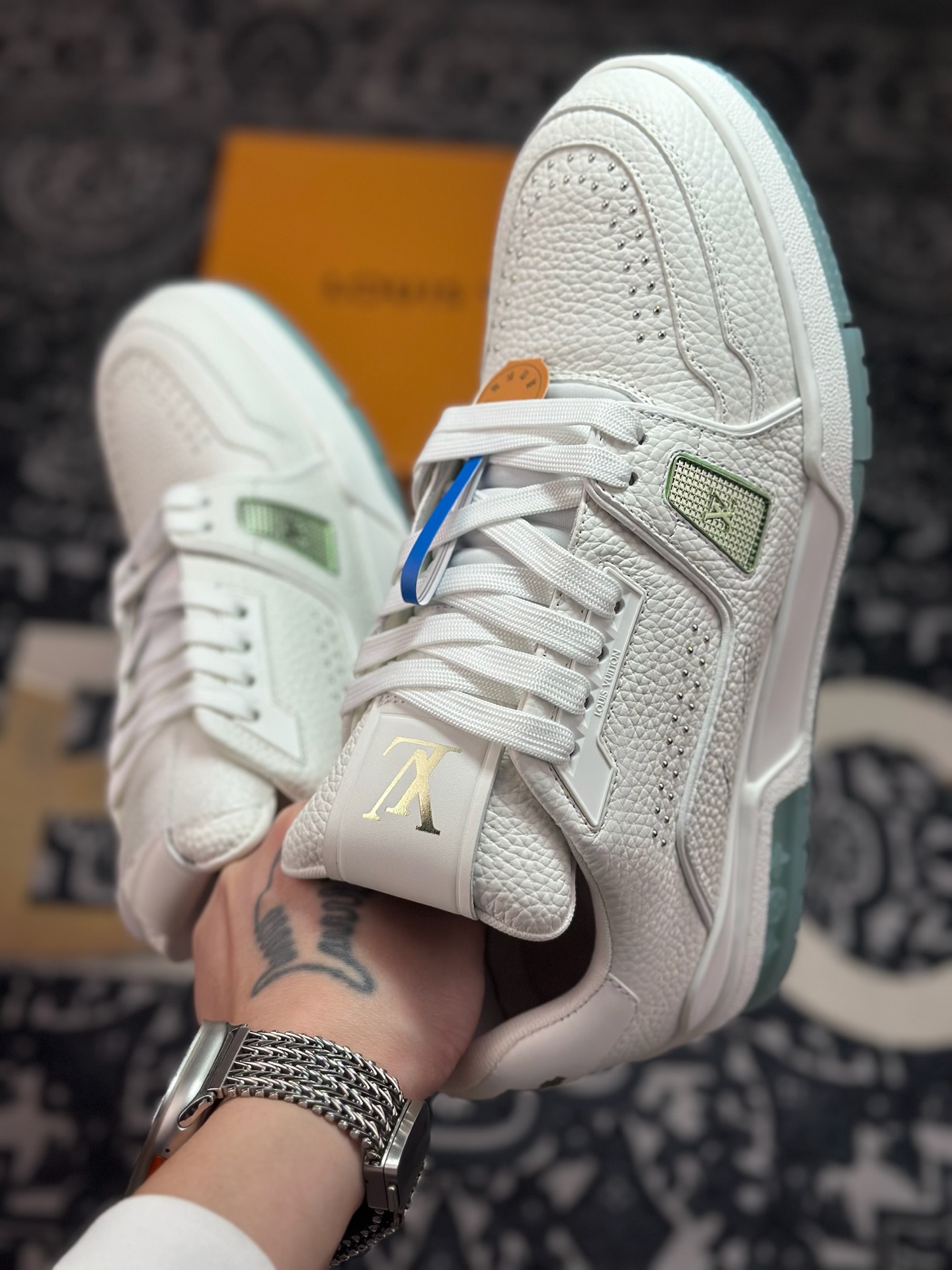 D6550 优选 原装级别 Louis Vuitton 路易威登 LV Trainer 低帮休闲板鞋