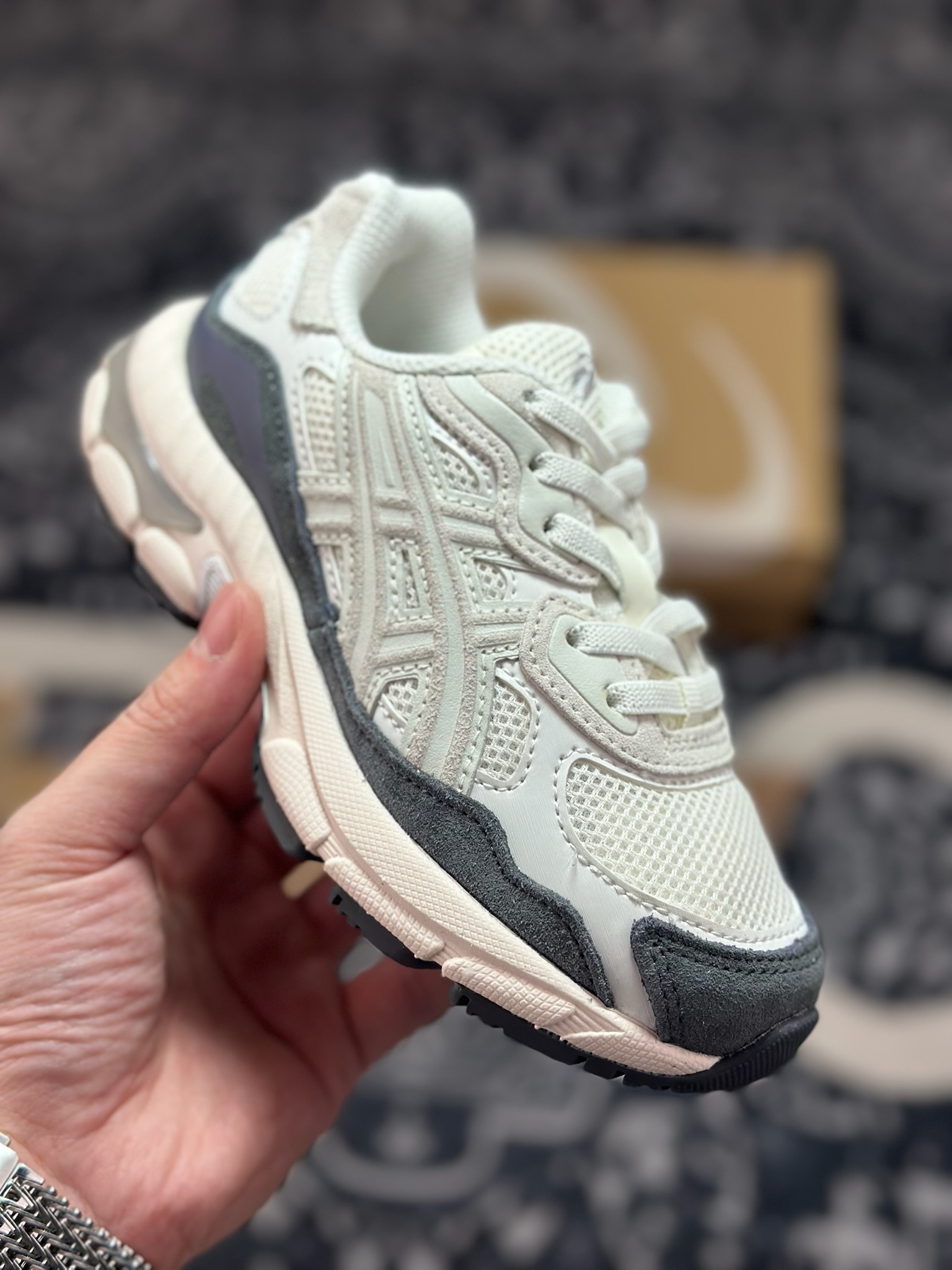 原装级别 童鞋#ASICS GEL-NYC PS 防滑耐磨透气跑鞋 1204A176-020