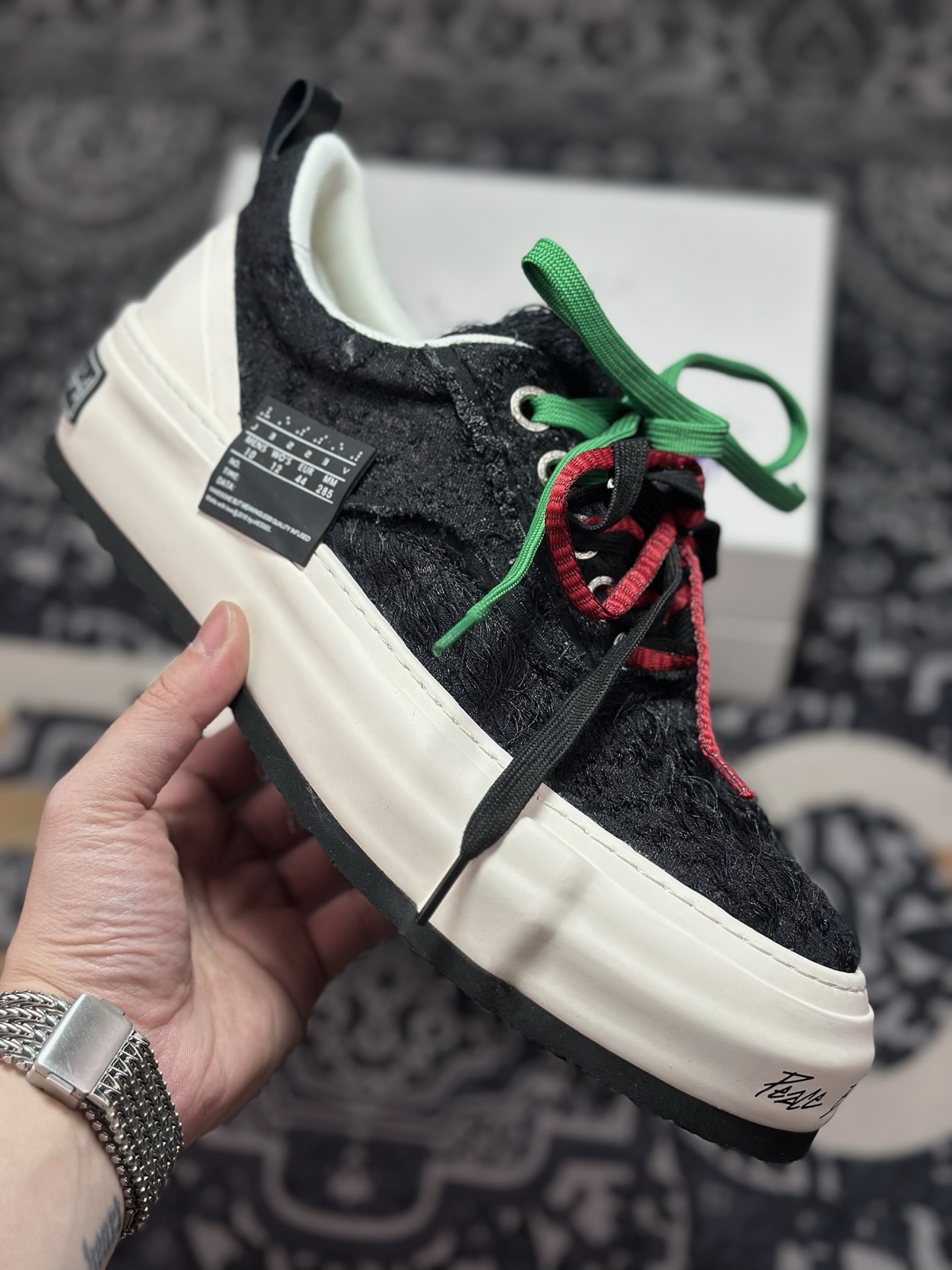 优选 原装级别 VESSEL × 吴建豪联名|雪花酥Snowflake厚底增高板鞋-Top High Quatity Cheap Sneakers Fashion Clothing Clothes Bags handbags Shoes of all Brand wholesale With The best Quality And Beautiful Price from China Factory Chinese suppliers wholesaler seller 优选 原装级别 VESSEL × 吴建豪联名|雪花酥Snowflake厚底增高板鞋