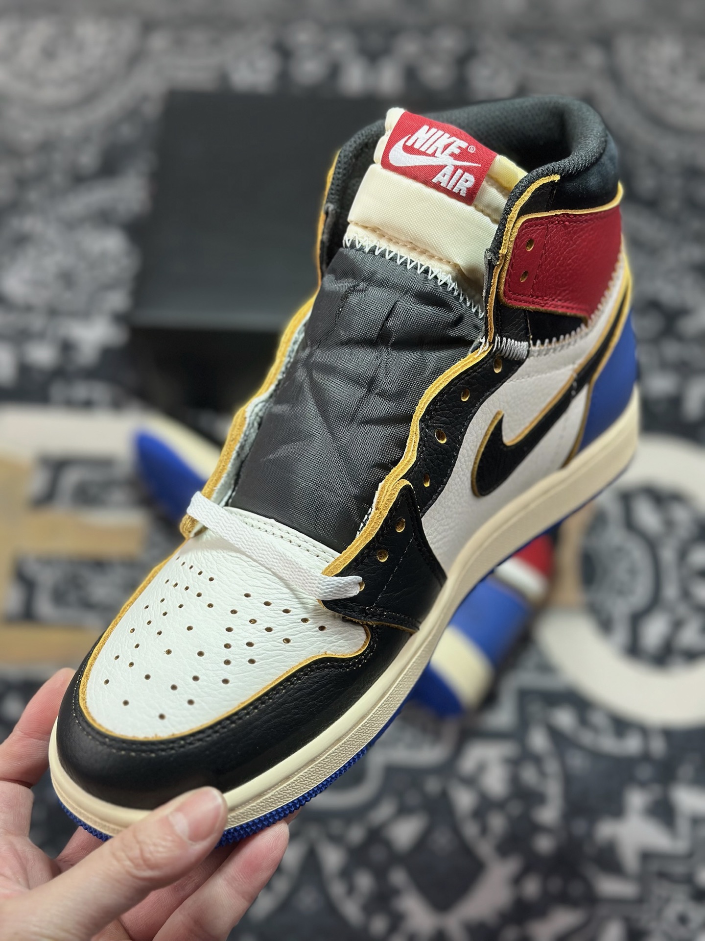 优选 原装级别 纯原 Fragment Design x Union LA x Air Jordan 1 AJ1乔1 藤原浩三方联名 IO7847-002-Top High Quatity Cheap Sneakers Fashion Clothing Clothes Bags handbags Shoes of all Brand wholesale With The best Quality And Beautiful Price from China Factory Chinese suppliers wholesaler seller 优选 原装级别 纯原 Fragment Design x Union LA x Air Jordan 1 AJ1乔1 藤原浩三方联名 IO7847-002