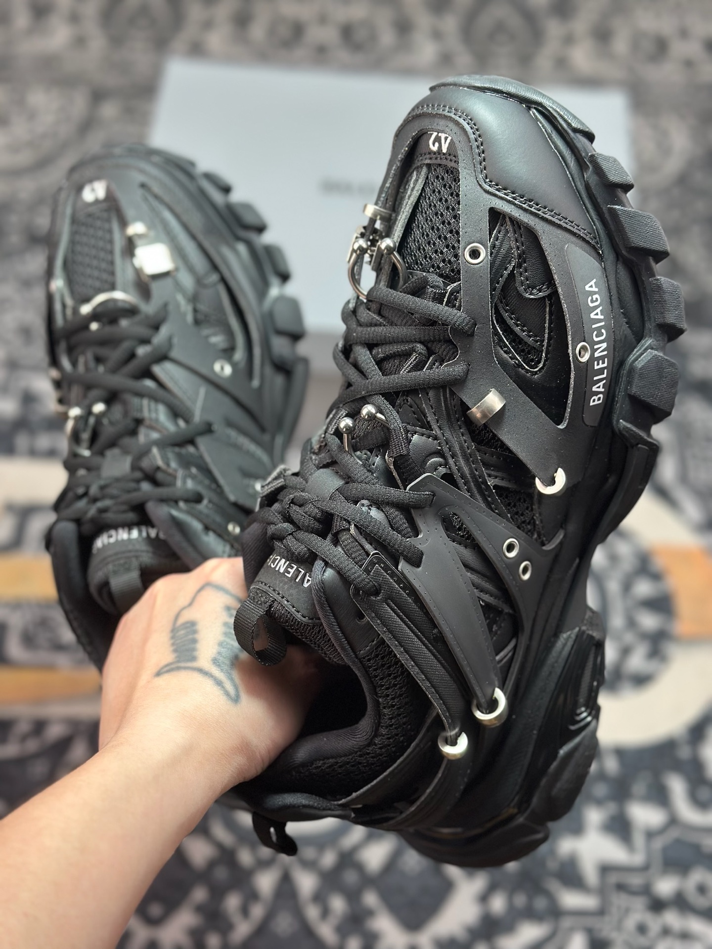 D6500 优选 原装级别 Balenciaga 巴黎世家 Track Sneaker 巴黎世家三代 户外概念复古老爹鞋