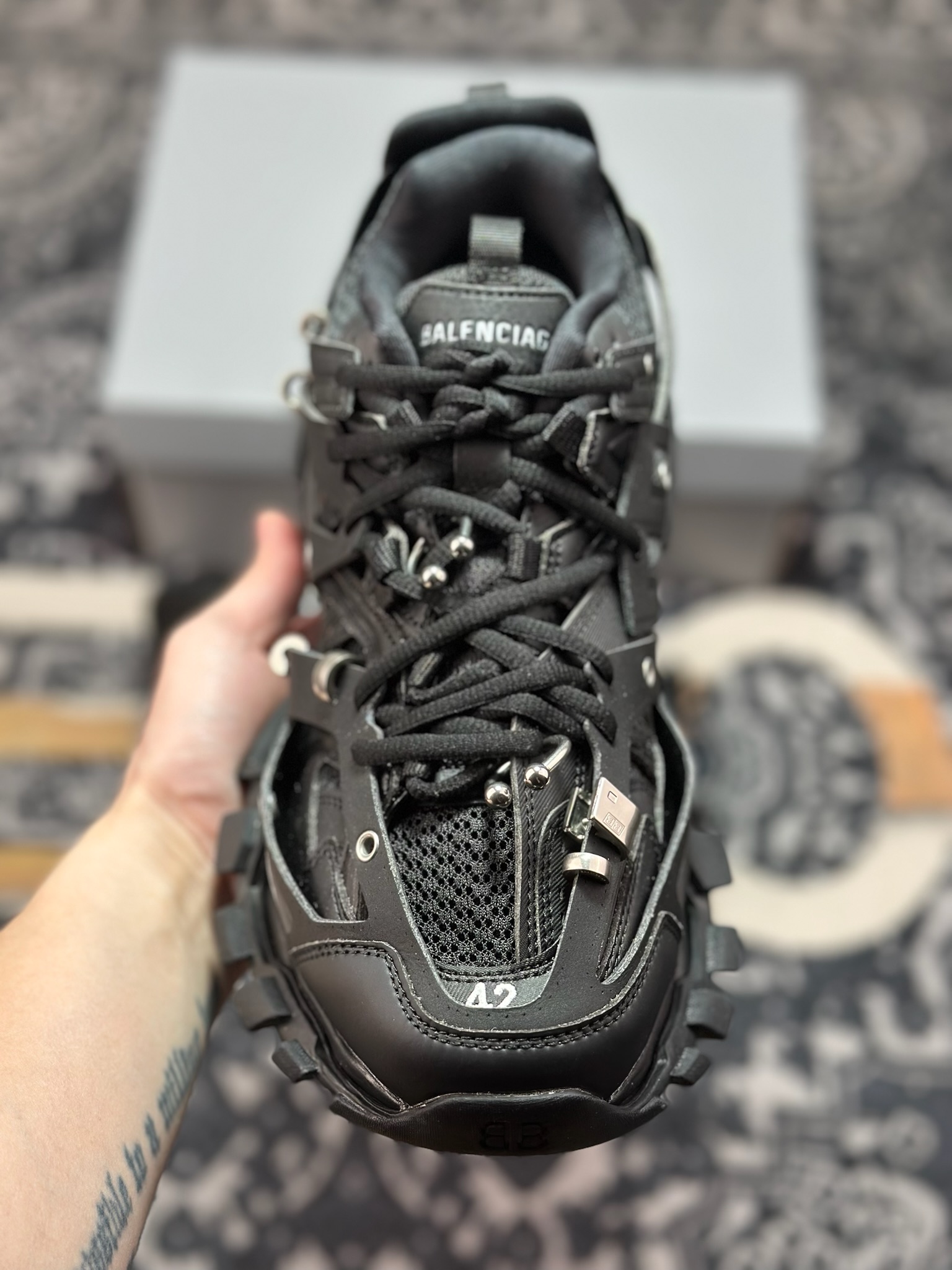 D6500 优选 原装级别 Balenciaga 巴黎世家 Track Sneaker 巴黎世家三代 户外概念复古老爹鞋