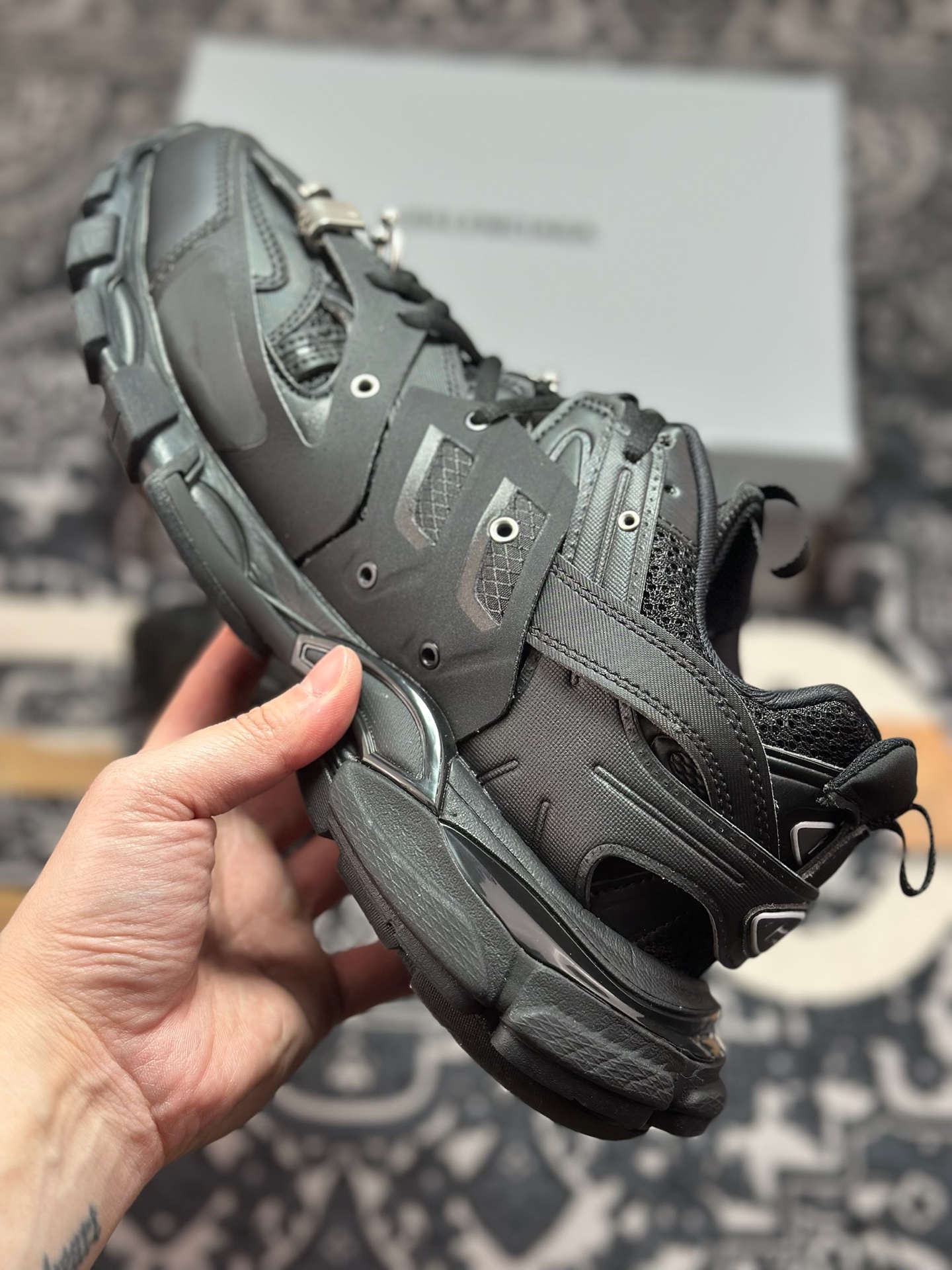 D6500 优选 原装级别 Balenciaga 巴黎世家 Track Sneaker 巴黎世家三代 户外概念复古老爹鞋