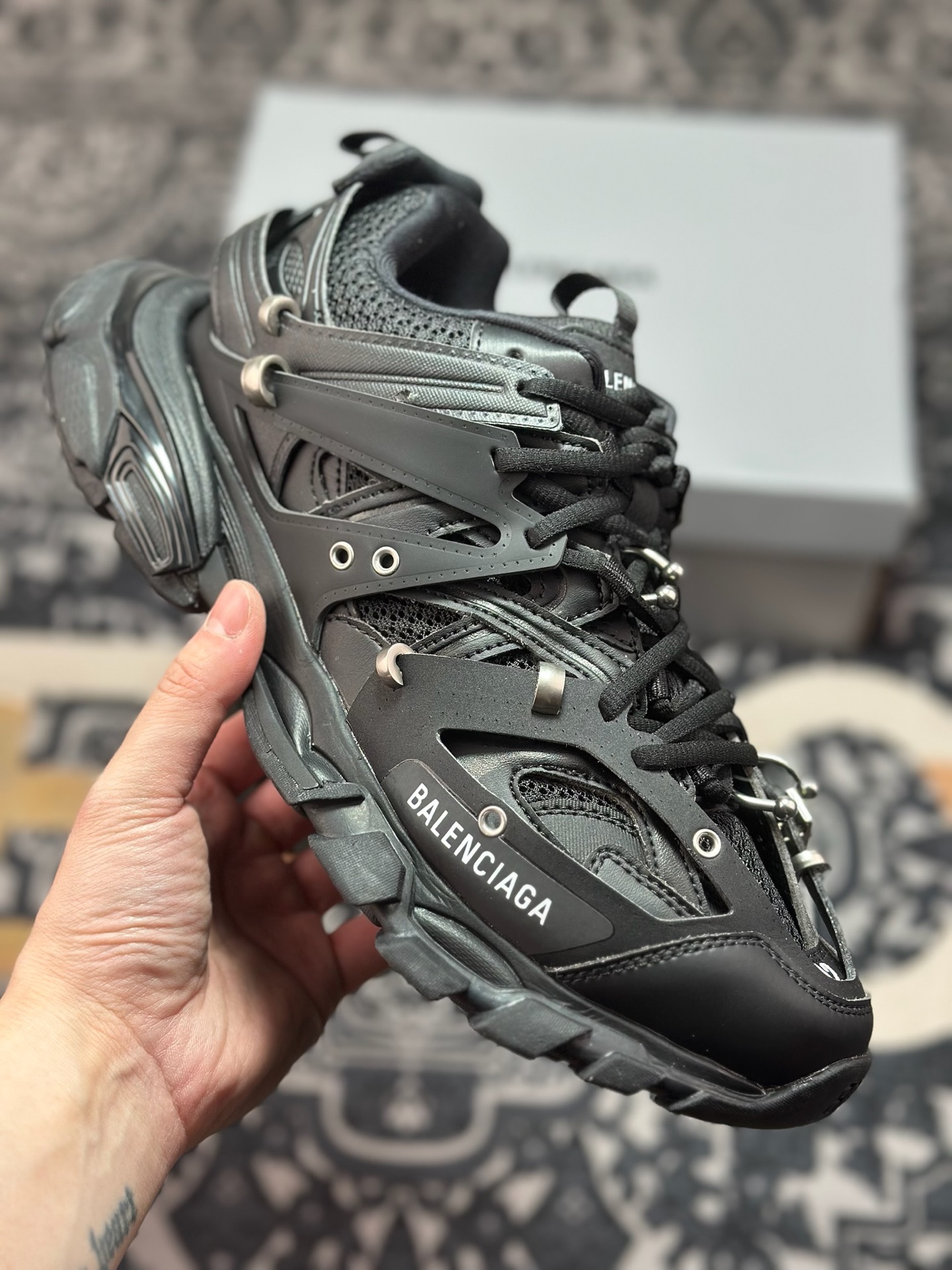 D6500 优选 原装级别 Balenciaga 巴黎世家 Track Sneaker 巴黎世家三代 户外概念复古老爹鞋