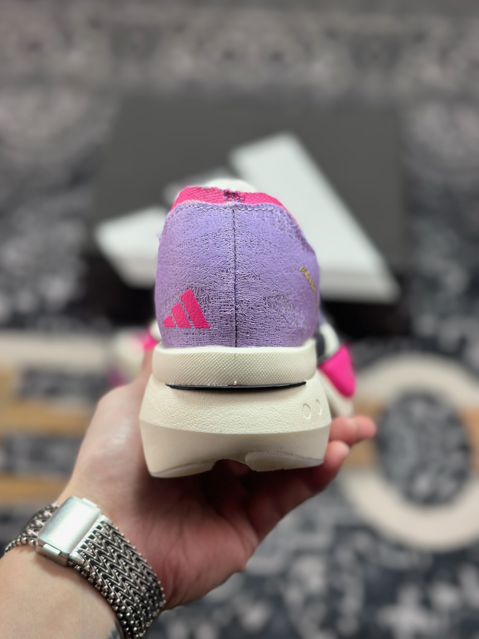 原装级别 Adidas Adizero Prime X3 Strung 舒适防滑耐磨低帮跑步鞋 JQ2501