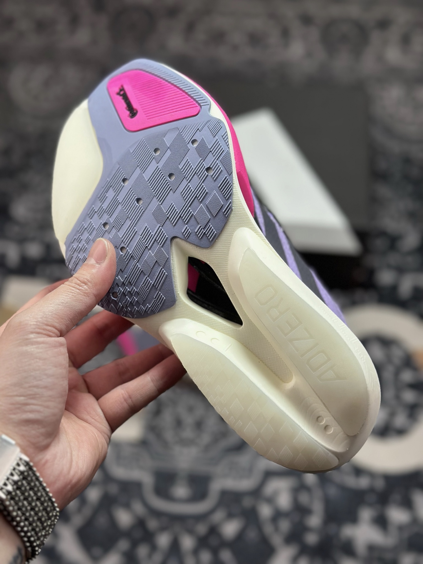 原装级别 Adidas Adizero Prime X3 Strung 舒适防滑耐磨低帮跑步鞋 JQ2501