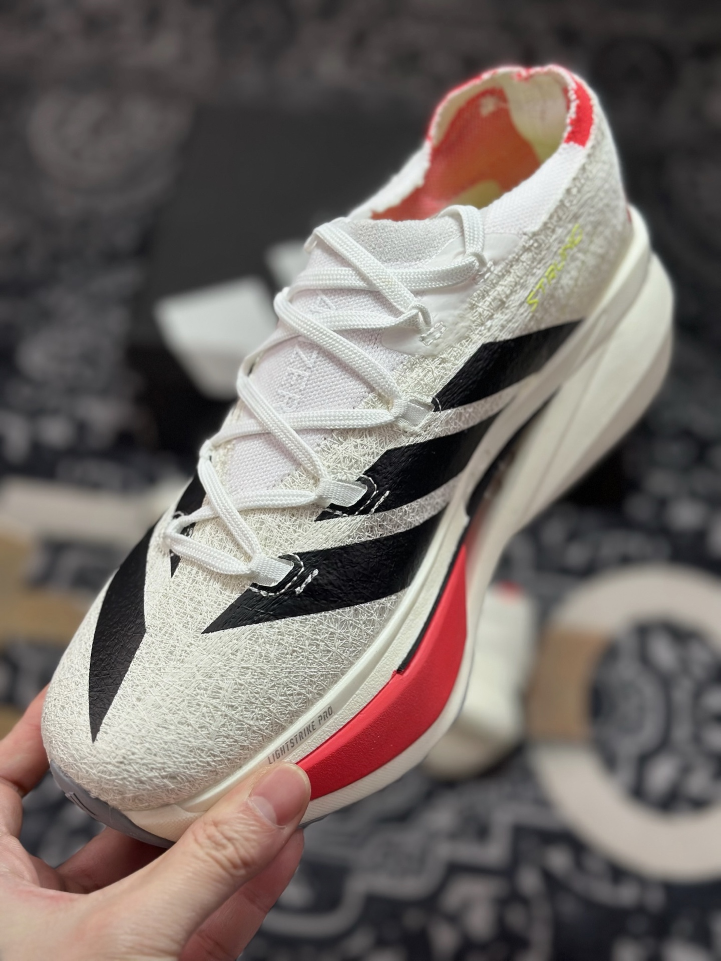 原装级别 Adidas Adizero Prime X3 Strung 舒适防滑耐磨低帮跑步鞋 JR2597-Top High Quatity Cheap Sneakers Fashion Clothing Clothes Bags handbags Shoes of all Brand wholesale With The best Quality And Beautiful Price from China Factory Chinese suppliers wholesaler seller 原装级别 Adidas Adizero Prime X3 Strung 舒适防滑耐磨低帮跑步鞋 JR2597