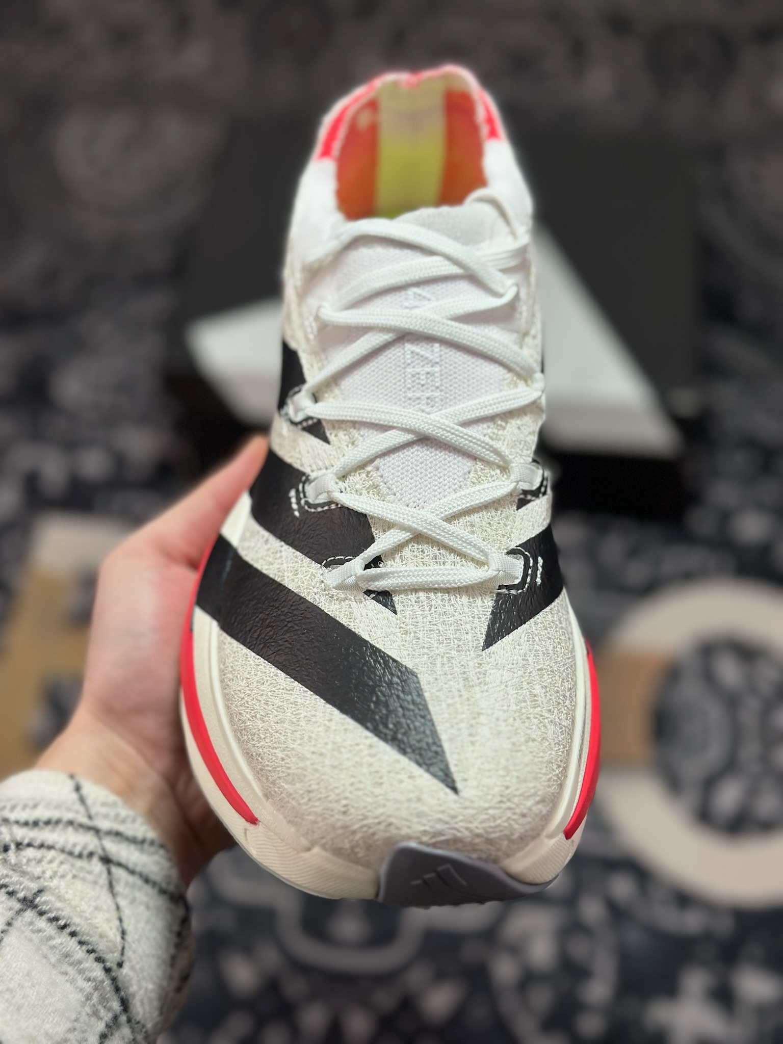 原装级别 Adidas Adizero Prime X3 Strung 舒适防滑耐磨低帮跑步鞋 JR2597-Top High Quatity Cheap Sneakers Fashion Clothing Clothes Bags handbags Shoes of all Brand wholesale With The best Quality And Beautiful Price from China Factory Chinese suppliers wholesaler seller 原装级别 Adidas Adizero Prime X3 Strung 舒适防滑耐磨低帮跑步鞋 JR2597