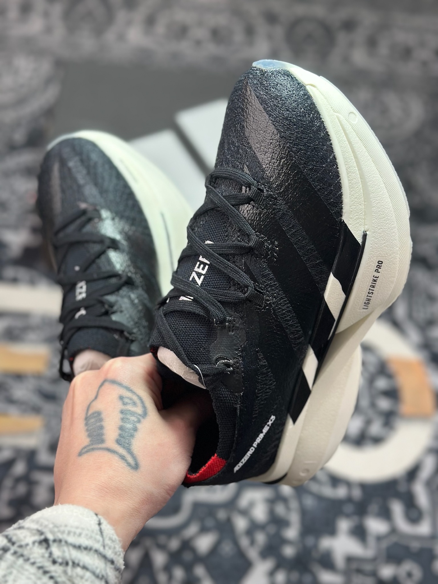 原装级别 Adidas Adizero Prime X3 Strung 舒适防滑耐磨低帮跑步鞋 JR6369-Top High Quatity Cheap Sneakers Fashion Clothing Clothes Bags handbags Shoes of all Brand wholesale With The best Quality And Beautiful Price from China Factory Chinese suppliers wholesaler seller 原装级别 Adidas Adizero Prime X3 Strung 舒适防滑耐磨低帮跑步鞋 JR6369