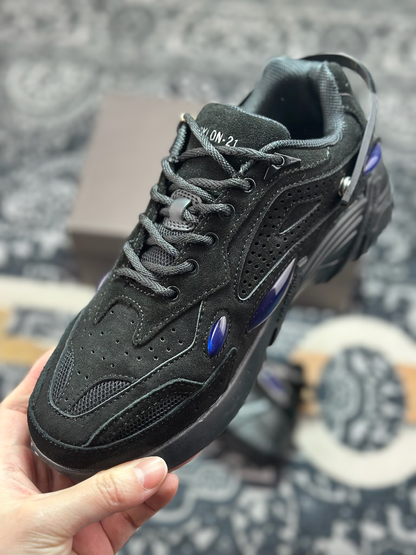 原装级别 外贸爆款 RAF SIMONS Antei 先锋潮流 复古低帮休闲鞋 原版定制可拆卸鞋舌面 独家定制鞋盒