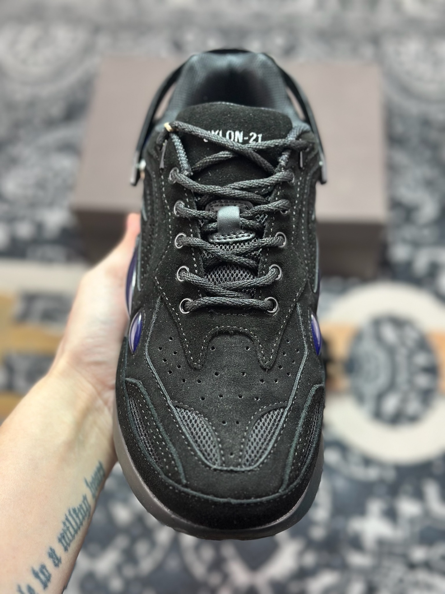 原装级别 外贸爆款 RAF SIMONS Antei 先锋潮流 复古低帮休闲鞋 原版定制可拆卸鞋舌面 独家定制鞋盒
