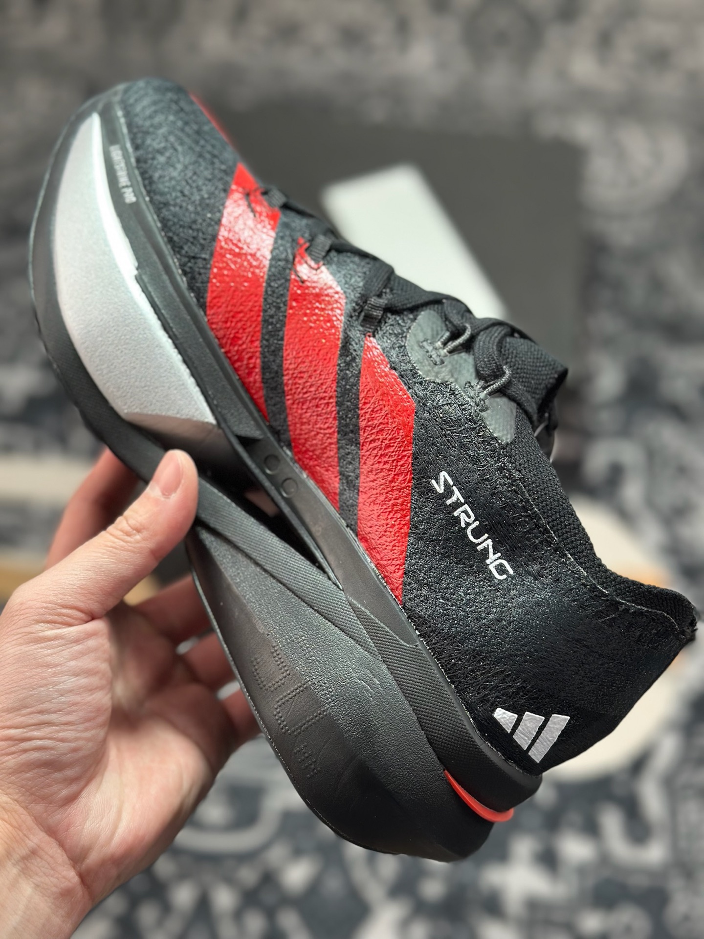 原装级别 Adidas Adizero Prime X3 Strung 舒适防滑耐磨低帮跑步鞋 KJ6946