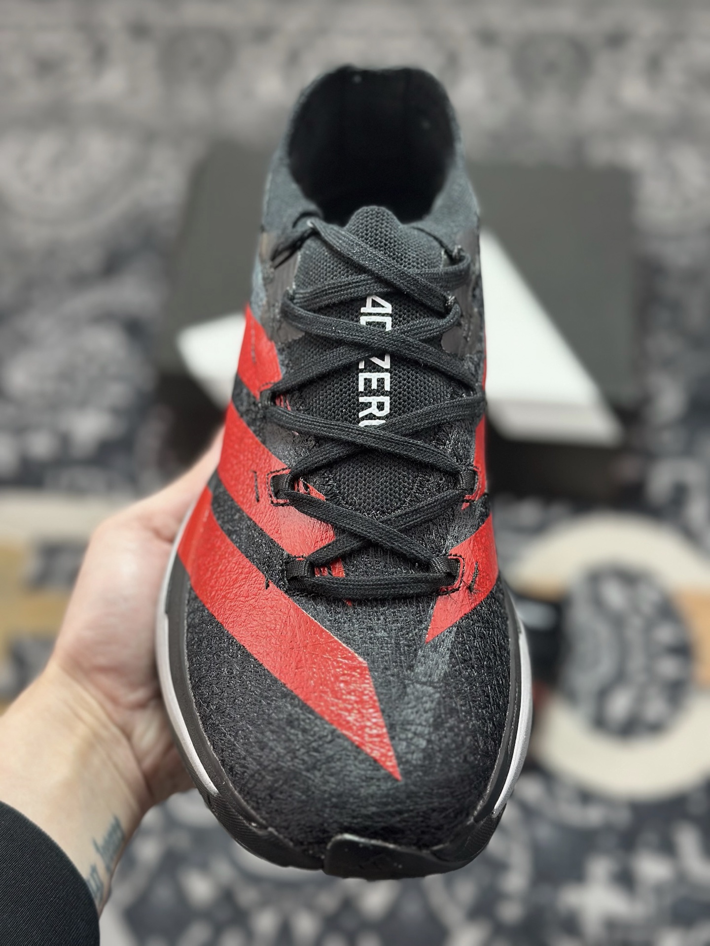 原装级别 Adidas Adizero Prime X3 Strung 舒适防滑耐磨低帮跑步鞋 KJ6946