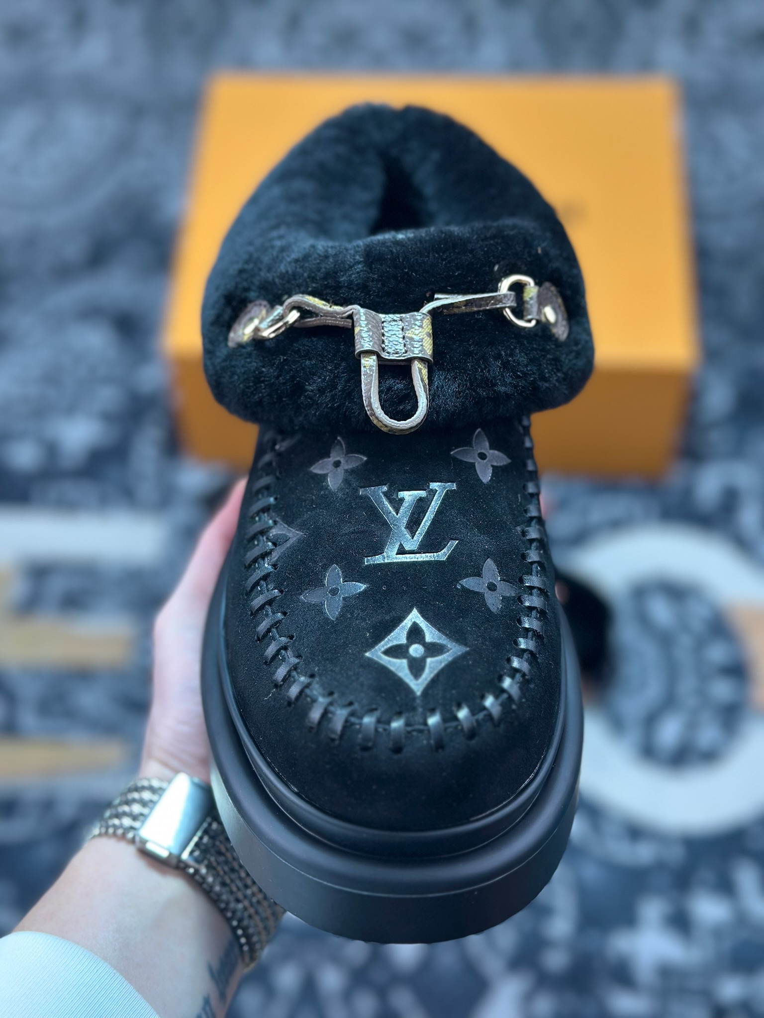 优选 原装级别 LV路易威登L家 驴牌 Cortina系列 毛靴 雪地靴 短靴