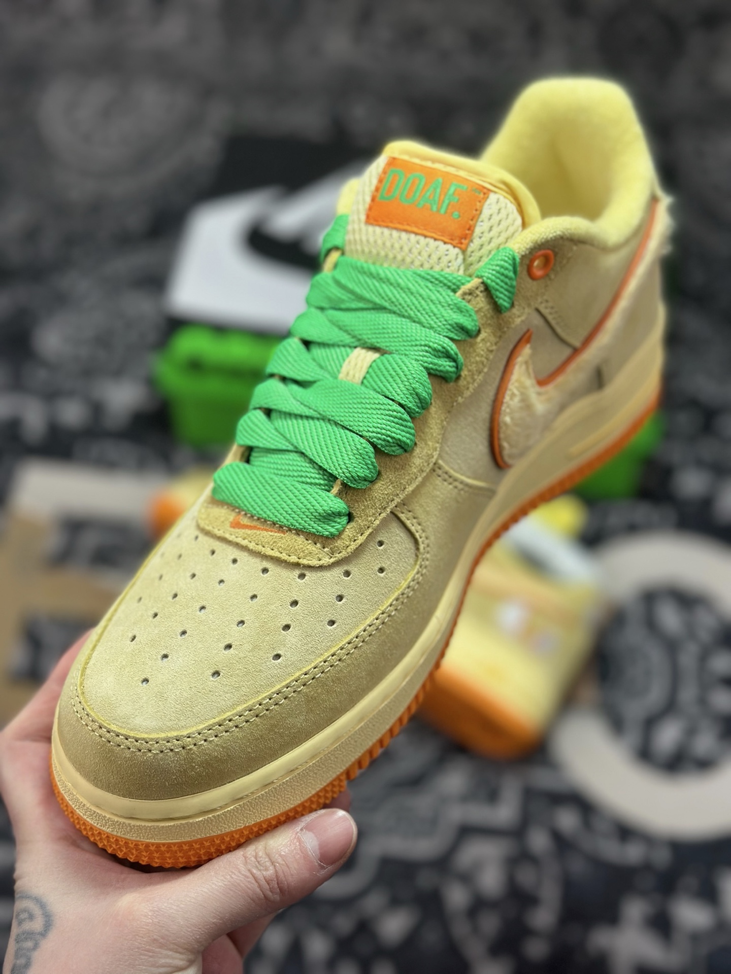 原装级别 Doaf x NK Air Force 1 Low 联名款 空军一号低帮休闲板鞋 IU7612-700-Top High Quatity Cheap Sneakers Fashion Clothing Clothes Bags handbags Shoes of all Brand wholesale With The best Quality And Beautiful Price from China Factory Chinese suppliers wholesaler seller 原装级别 Doaf x NK Air Force 1 Low 联名款 空军一号低帮休闲板鞋 IU7612-700