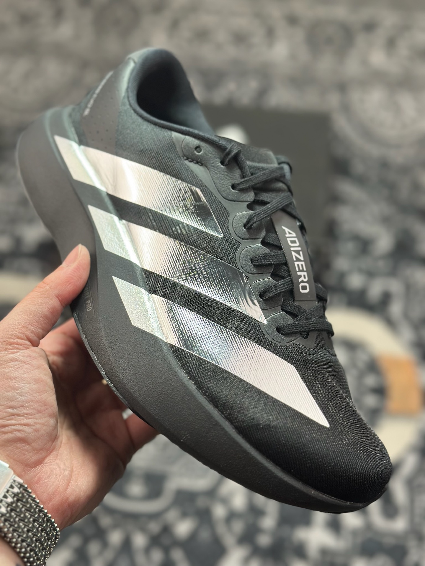 优选 原装级别 PKAD Adizero Evo SL M 白黑零度系列马拉松轻量竞速运动跑鞋 KJ9663-Top High Quatity Cheap Sneakers Fashion Clothing Clothes Bags handbags Shoes of all Brand wholesale With The best Quality And Beautiful Price from China Factory Chinese suppliers wholesaler seller 优选 原装级别 PKAD Adizero Evo SL M 白黑零度系列马拉松轻量竞速运动跑鞋 KJ9663