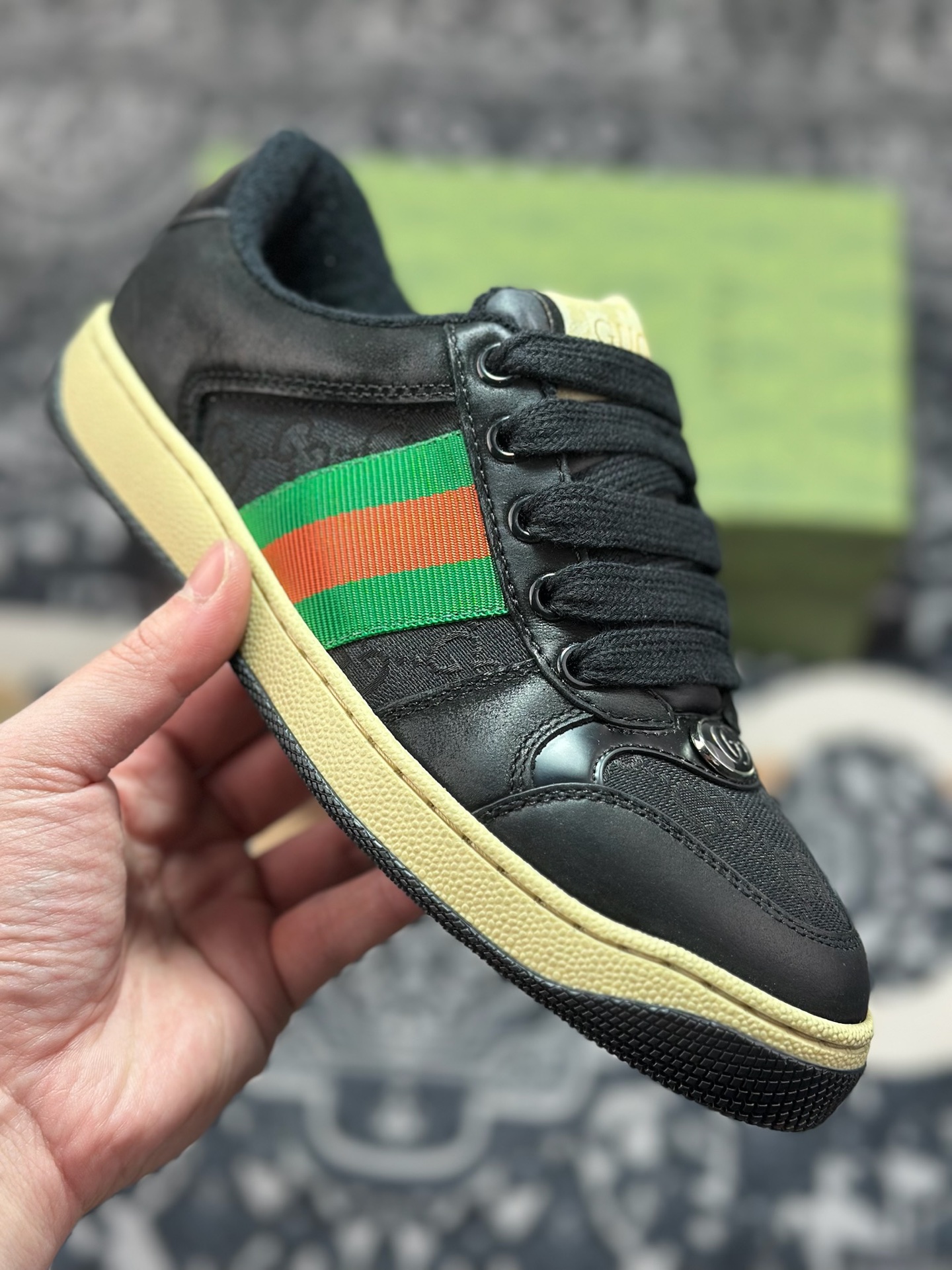 原装级别 #全新配色出货 Gucci Distressed Screener sneaker古驰小脏鞋系列 经典原型复古百搭做旧老爹板鞋/复古学院风-Top High Quatity Cheap Sneakers Fashion Clothing Clothes Bags handbags Shoes of all Brand wholesale With The best Quality And Beautiful Price from China Factory Chinese suppliers wholesaler seller 原装级别 #全新配色出货 Gucci Distressed Screener sneaker古驰小脏鞋系列 经典原型复古百搭做旧老爹板鞋/复古学院风
