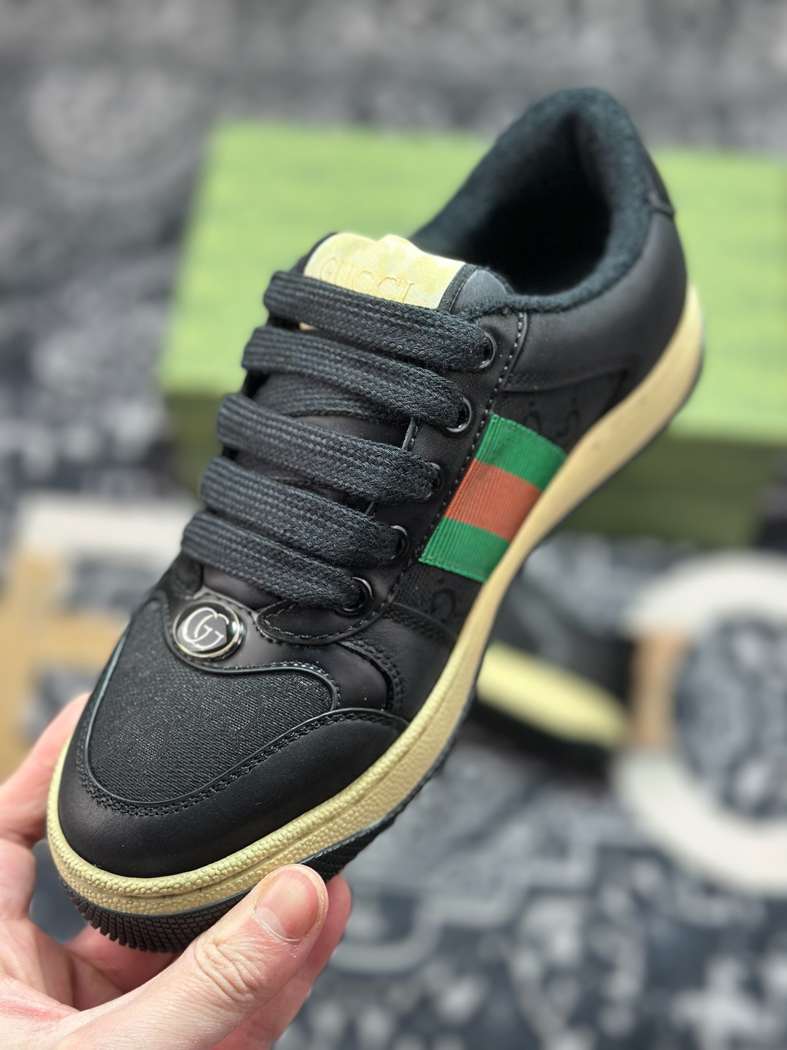 原装级别 #全新配色出货 Gucci Distressed Screener sneaker古驰小脏鞋系列 经典原型复古百搭做旧老爹板鞋/复古学院风-Top High Quatity Cheap Sneakers Fashion Clothing Clothes Bags handbags Shoes of all Brand wholesale With The best Quality And Beautiful Price from China Factory Chinese suppliers wholesaler seller 原装级别 #全新配色出货 Gucci Distressed Screener sneaker古驰小脏鞋系列 经典原型复古百搭做旧老爹板鞋/复古学院风
