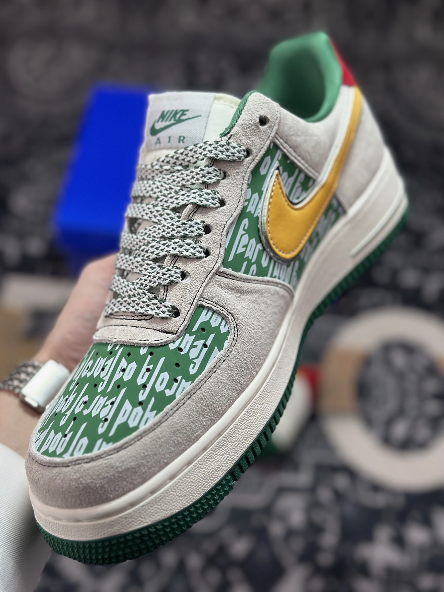 原装级别 Nike Air Force 1'07 Low 灰绿撞色 空军一号低帮休闲板鞋 SY1388-025-Top High Quatity Cheap Sneakers Fashion Clothing Clothes Bags handbags Shoes of all Brand wholesale With The best Quality And Beautiful Price from China Factory Chinese suppliers wholesaler seller 原装级别 Nike Air Force 1'07 Low 灰绿撞色 空军一号低帮休闲板鞋 SY1388-025