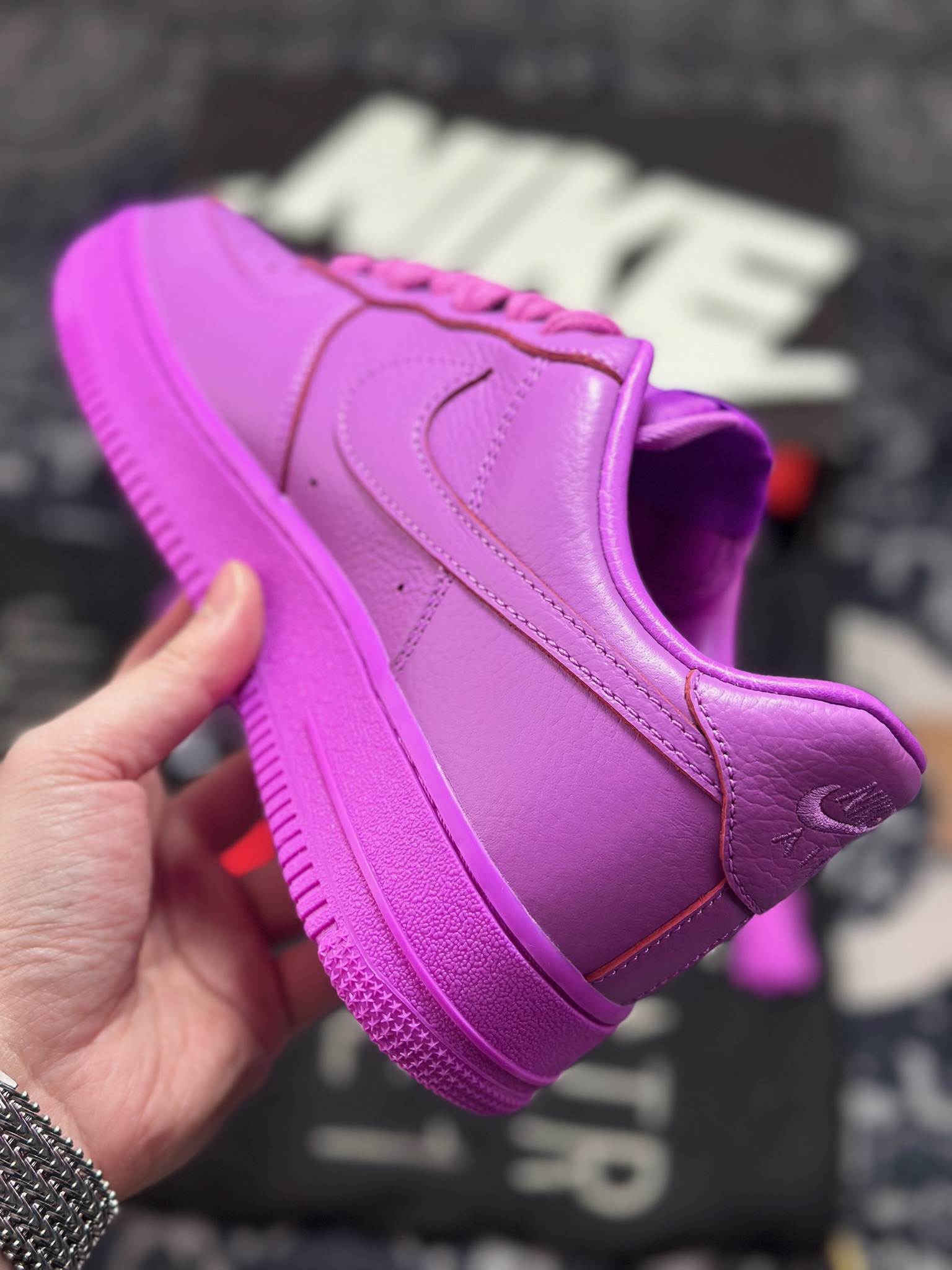 Cactus Plant Flea Market/CPFM x Nike Air Force 1 07 Low”Fuchsia Dream”空军一号系列低帮经典百搭休闲运动板鞋“联名梦幻紫放大补丁字母”FQ7069-500-Chinese wholesaler seller Clothes Bags handbags wholesale Shoes High Quatity wholesaler seller Cheap Sneakers from China Factory Chinese suppliers china wholesale clothing wholesaler seller Cactus Plant Flea Market/CPFM x Nike Air Force 1 07 Low”Fuchsia Dream”空军一号系列低帮经典百搭休闲运动板鞋“联名梦幻紫放大补丁字母”FQ7069-500