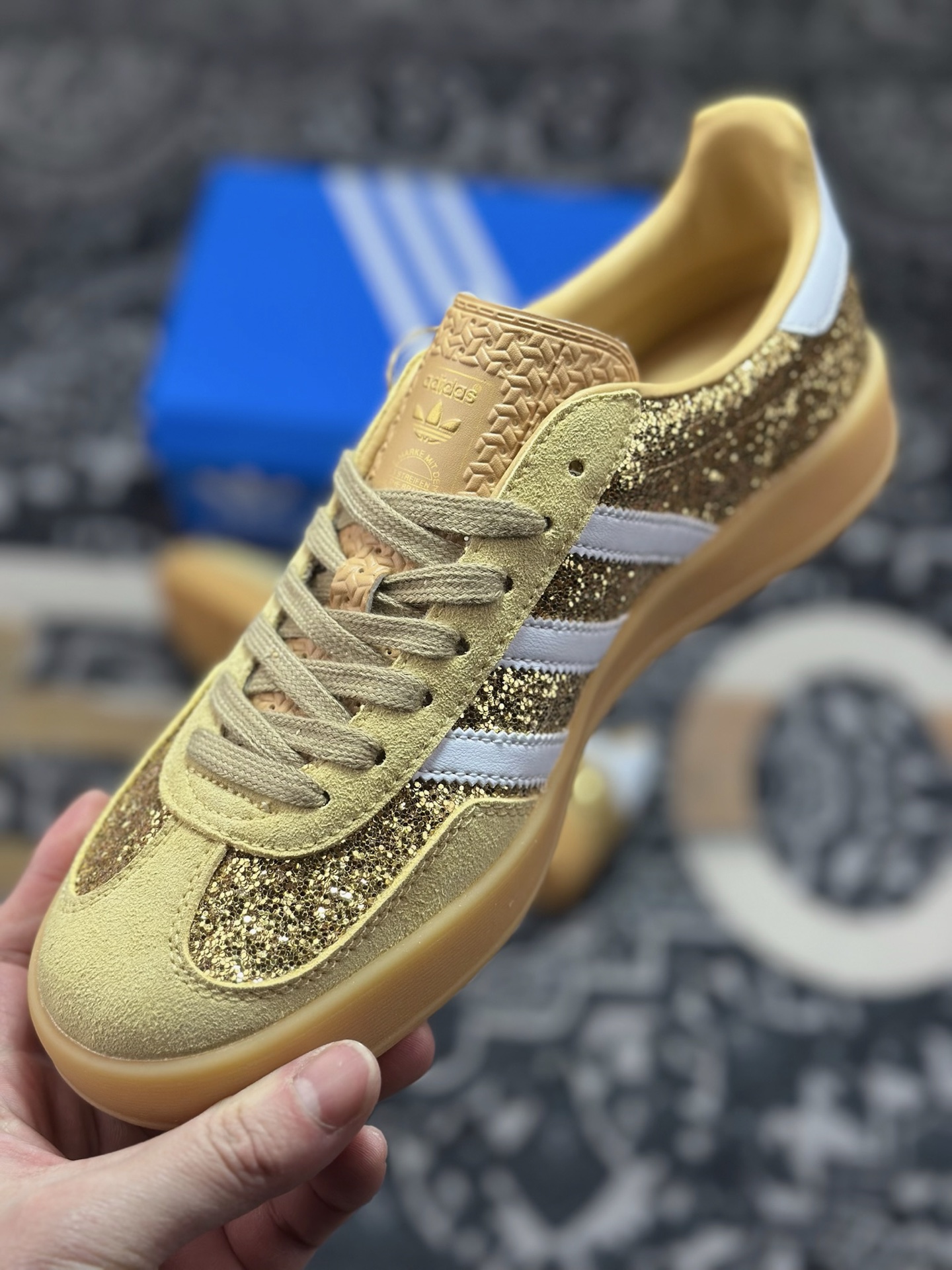 原装级别 AD Originals Gazelle Indoor 金钻 三叶草复古休闲运动板鞋 JR1266-Top High Quatity Cheap Sneakers Fashion Clothing Clothes Bags handbags Shoes of all Brand wholesale With The best Quality And Beautiful Price from China Factory Chinese suppliers wholesaler seller 原装级别 AD Originals Gazelle Indoor 金钻 三叶草复古休闲运动板鞋 JR1266
