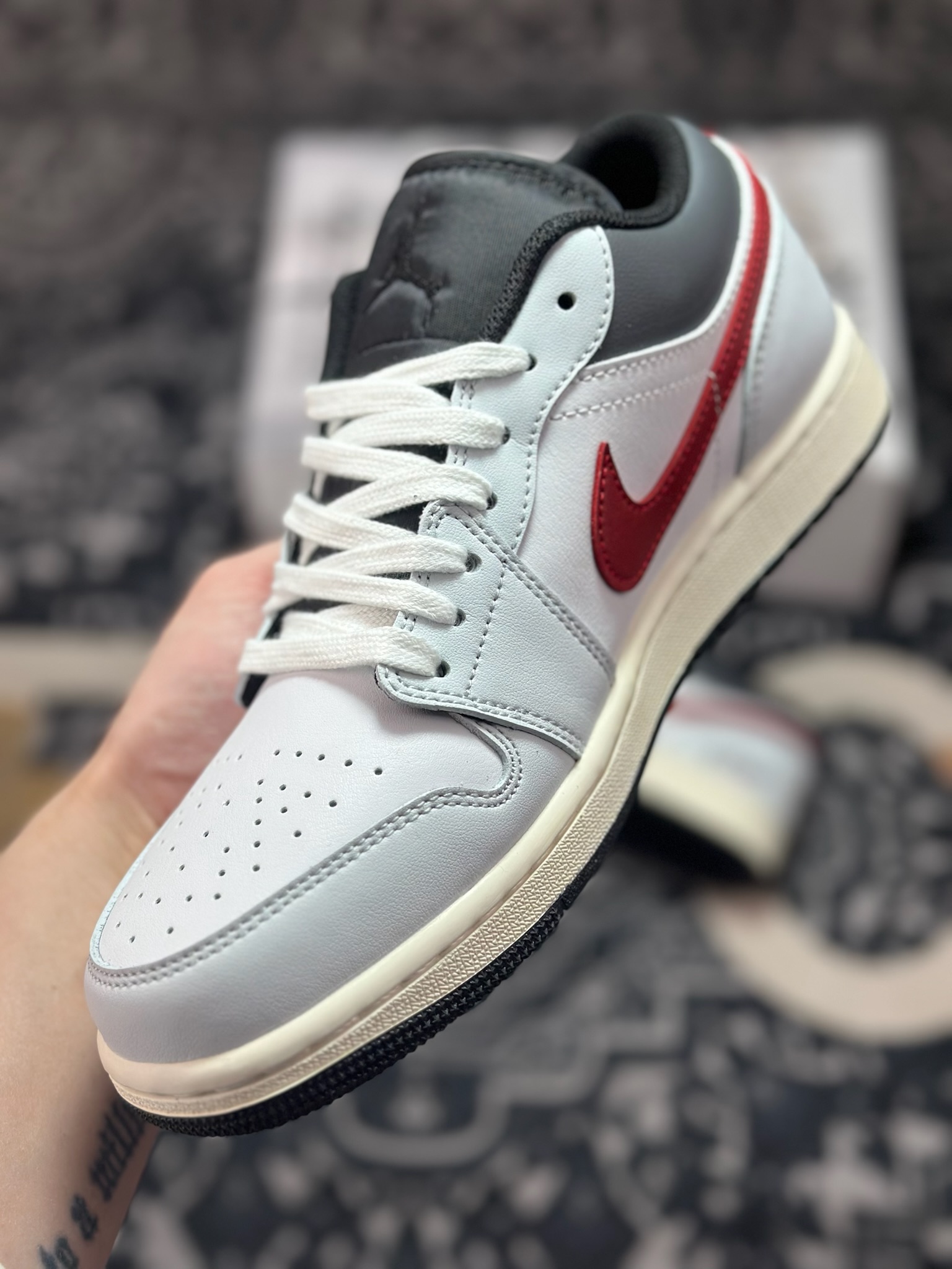 A6200 原装级别 Air Jordan 1 Low 定制款 AJ1乔1低帮休闲板鞋 553558-081